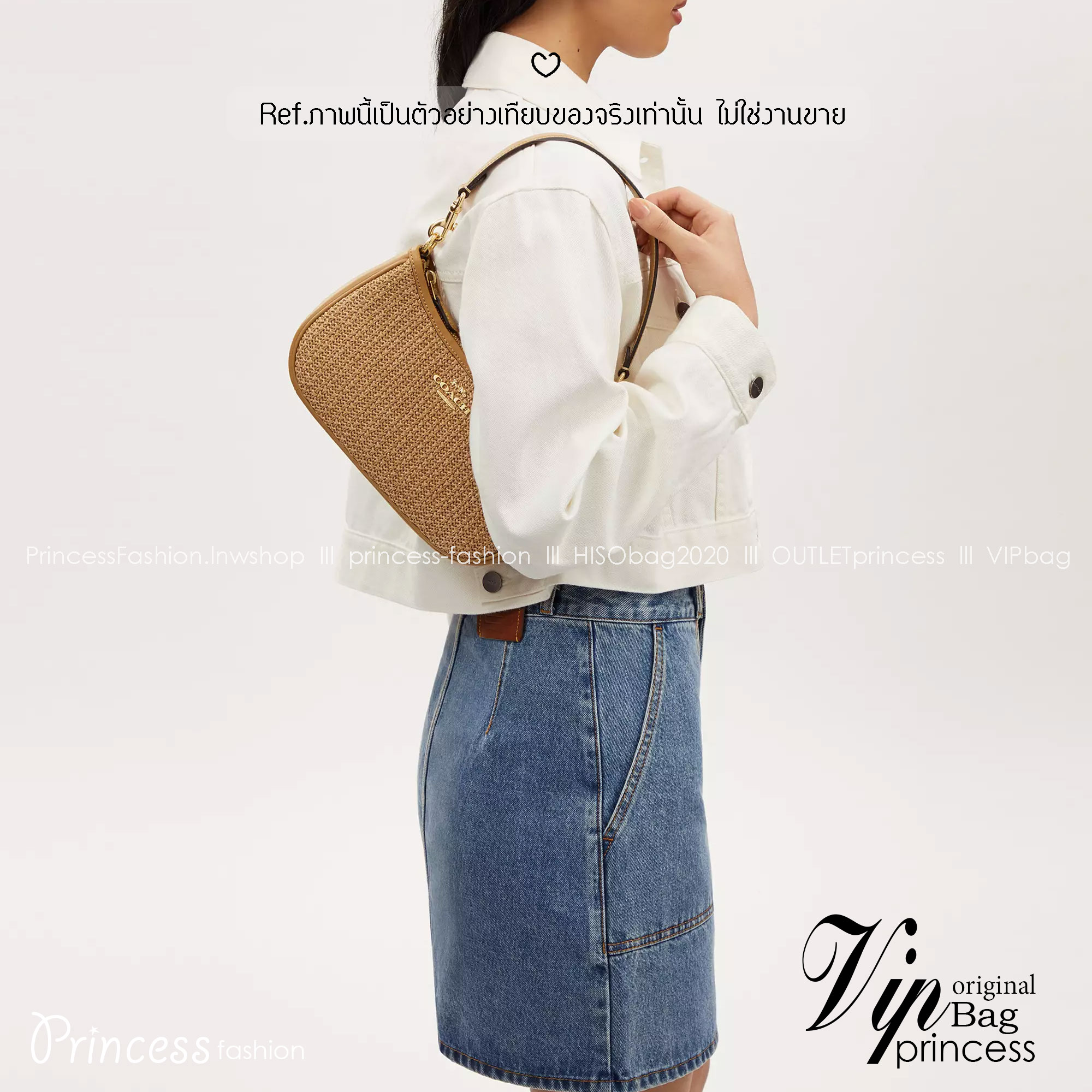 COACH TERI SHOULDER BAG (CR350) กระเป๋าทรงโฮโบ ทรงพอชดีไซน์ใหม่ เกรดท็อปออริ 1:1 สลับแท้ ใช้งานต่างประเทศได้