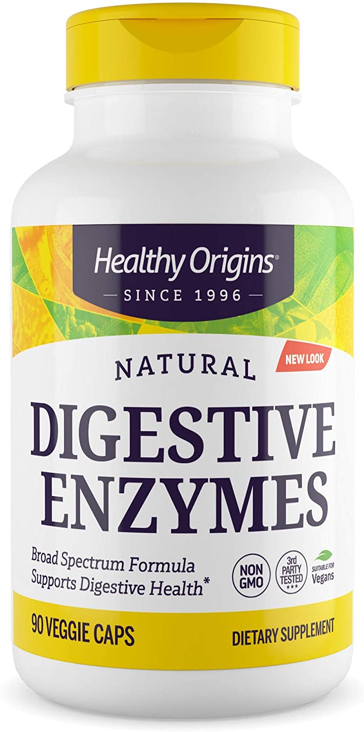 Healthy Origins Digestive Enzymes 90 Veggie Caps