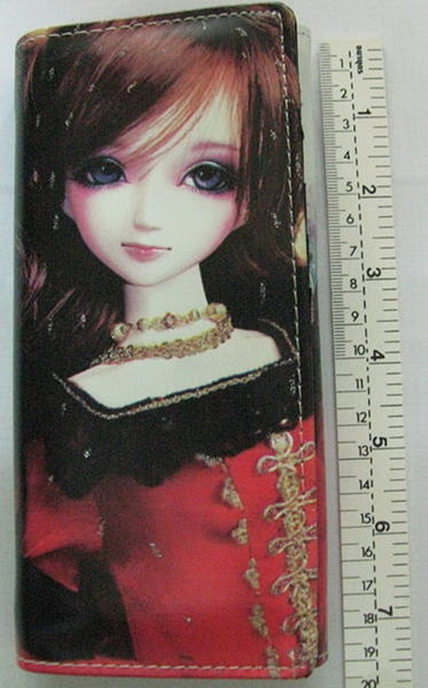 กระเป๋าสตางค์สีแดงลายการ์ตูนเกาหลีค่ะ