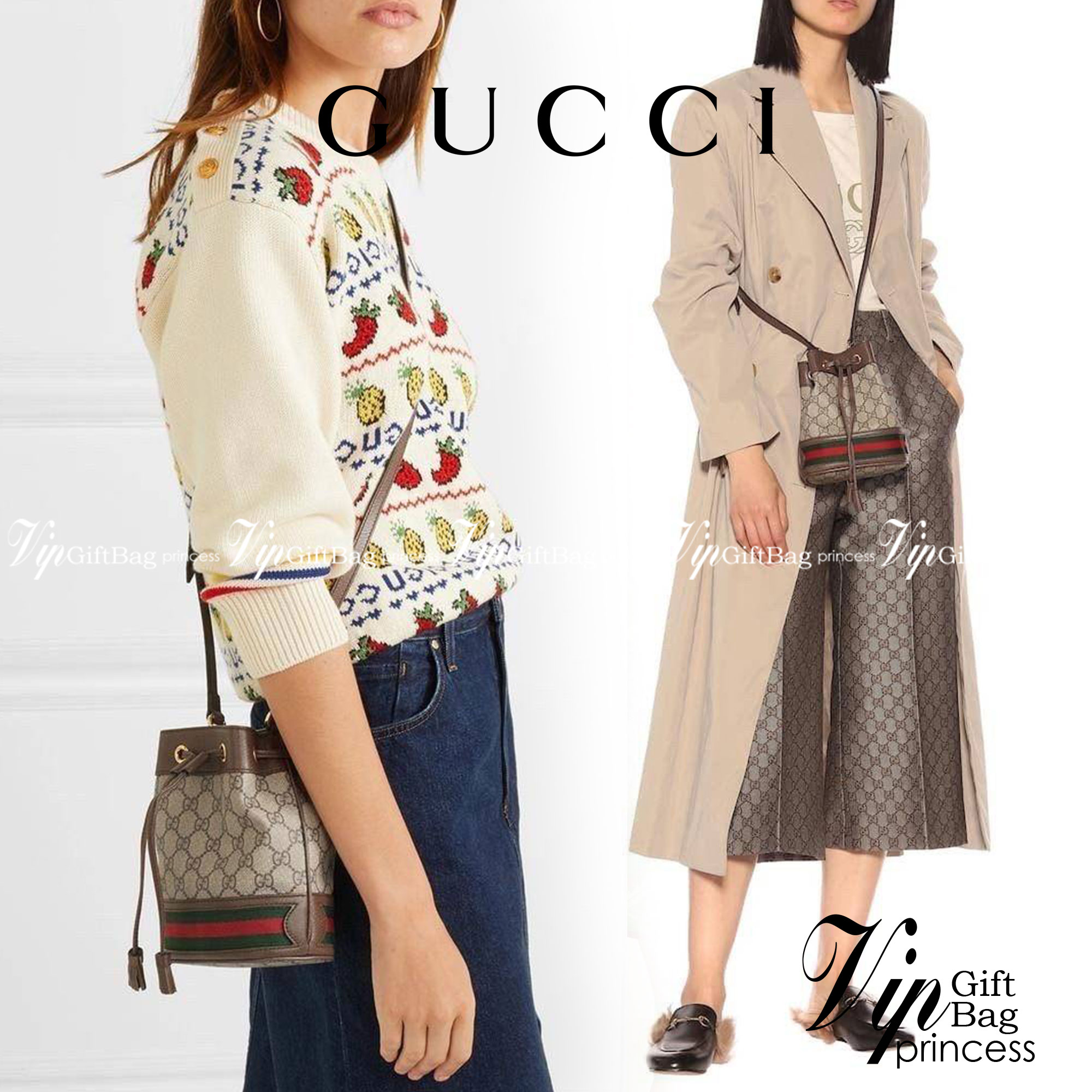 GUCCI Ophidia mini small GG bucket bag กระเป๋าถือหรือสะพายข้าง ขนาดเล็ก ทรงขนมจีบ วัสดุผ้าใบ+หนังแท้ พร้อมแถบลายทางสีเขียวและสีแดงด้านล่าง ด้านในโล่ง มี1ช่องเล็ก สายยาวถอดสายไม่ได้ ปรับระดับได้ ใบนี้เรียบหรูดูดีสุดๆไม่ควรพลาดค่า