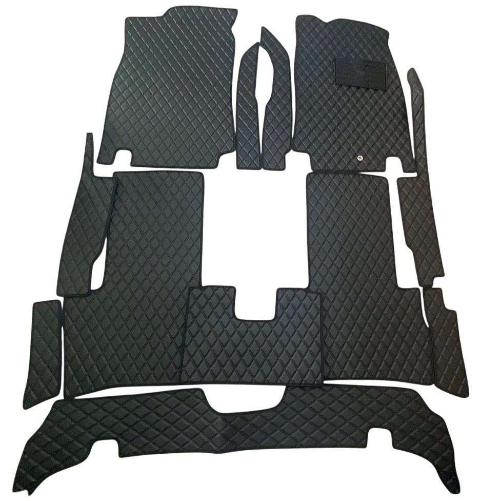 ยางปูพื้นรถยนต์ NISSAN TIIDA พรมไดมอนด์ สีดำ เข้ารูป เต็มคัน (พร้อมส่ง)