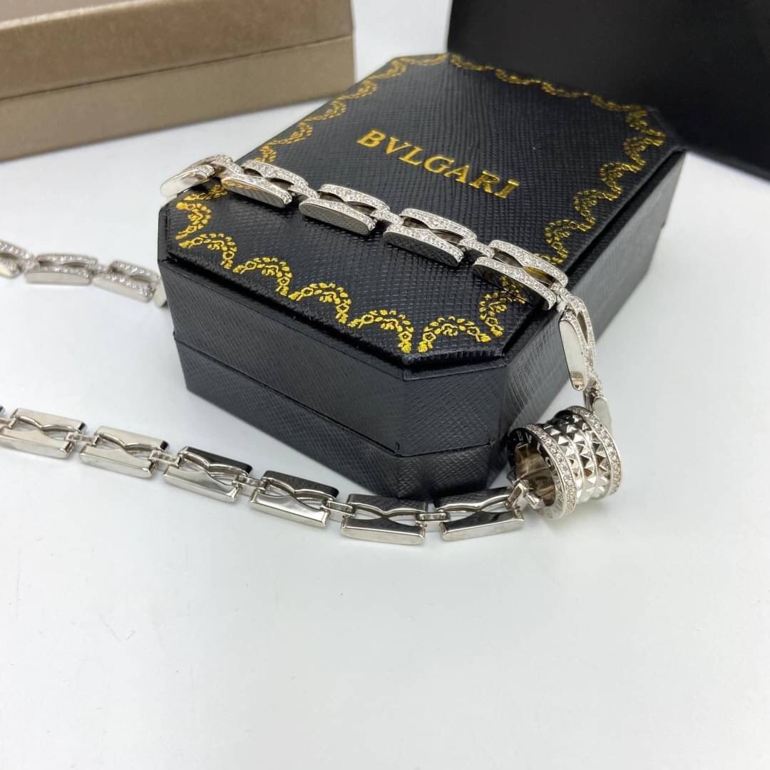 BVLGARI Necklace B.zero1 46cm สร้อยคอบุลการี ภาพสินค้าถ่ายจากงานขายจริง ใช้งานต่างประเทศได้