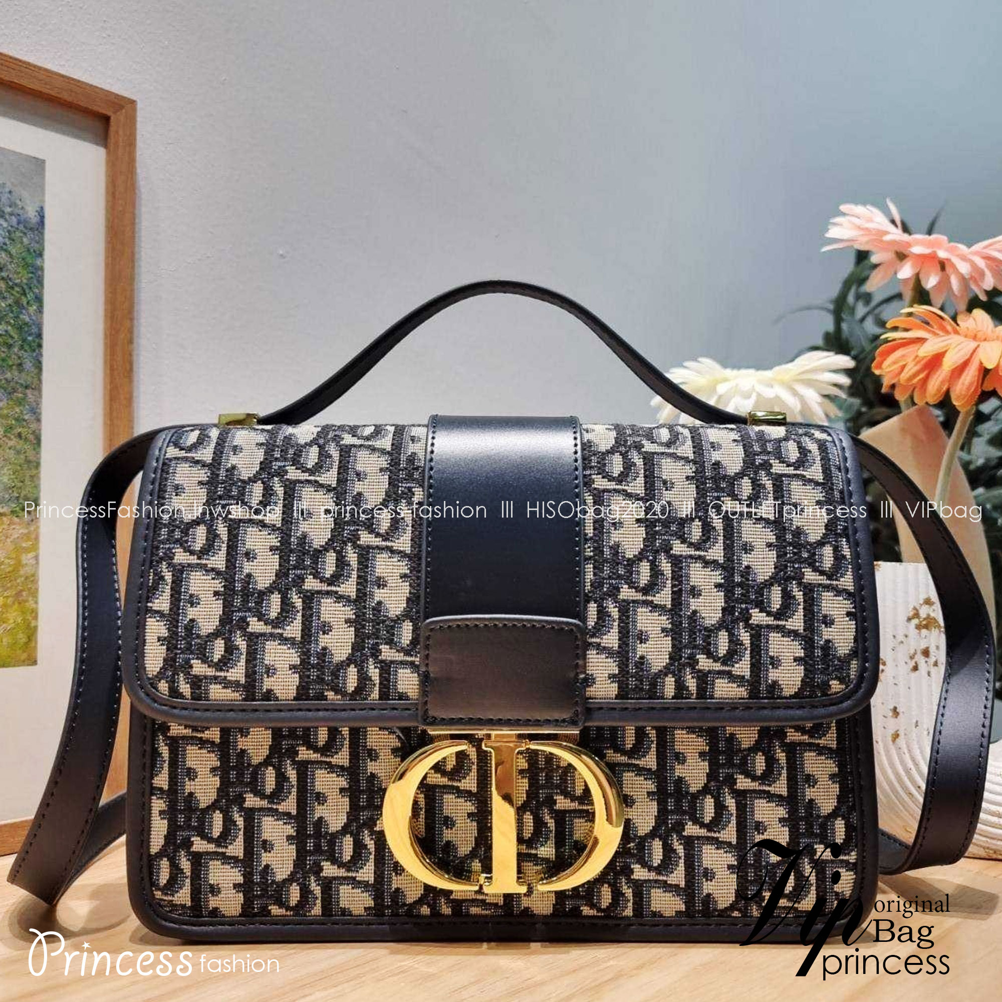 CD 30 MONTAIGNE BAG กระเป๋าสะพายข้างสุดฮอต ที่สาวๆต้องไม่พลาด ทรงสวยมีกิมมิคในตัว ดูแพง เกรดออริ 1:1 ใช้งานต่างประเทศได้