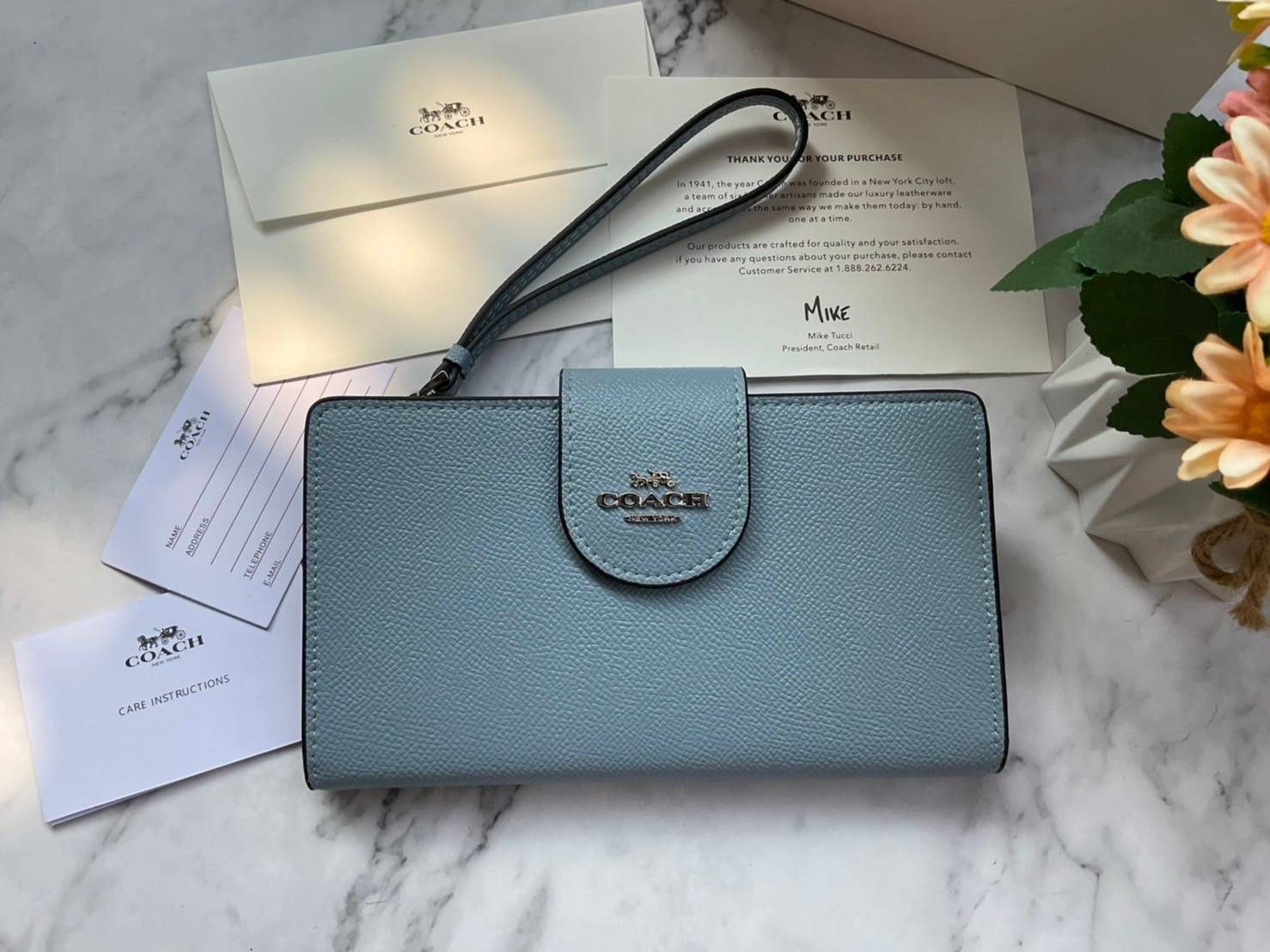 COACH TECH WALLET (COACH C2869) New Coach กระเป๋าสตางค์ใบยาวรุ่นใหม่ ใส่โทรศัพท์ได้ด้วยน๊า!! คอลเลคชั่นสวยหรู