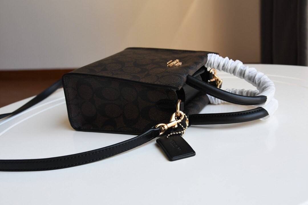 Coach Mini Cally Crossbody In Signature Canvas