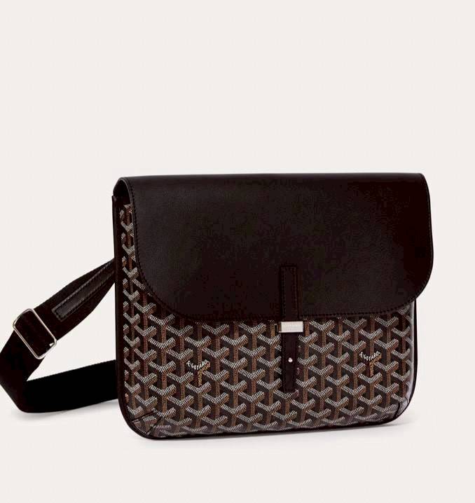 ORI หนังแท้ | Goyard Coursier Messenger bag กระเป๋าทรงแมสเซ็นเจอร์ดีไซน์ใหม่เพรียวบาง น้ําหนักเบากะทัดรัด ภายในมีช่องหลักขนาดใหญ่และกระเป๋า มีช่องด้านหลังสําหรับจัดเก็บสิ่งจําเป็นในชีวิตประจําวัน