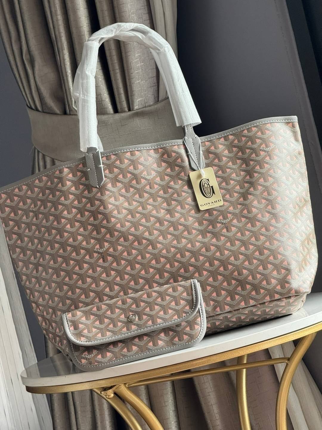 พร้อมส่ง 2 สี PM 35cm GOYARD SAINT LOUIS CLAIRE-VOIE PM BAG กระเป๋าทรงโท้ทใบใหญ่ เกรดออริ สลับแท้ 1:1