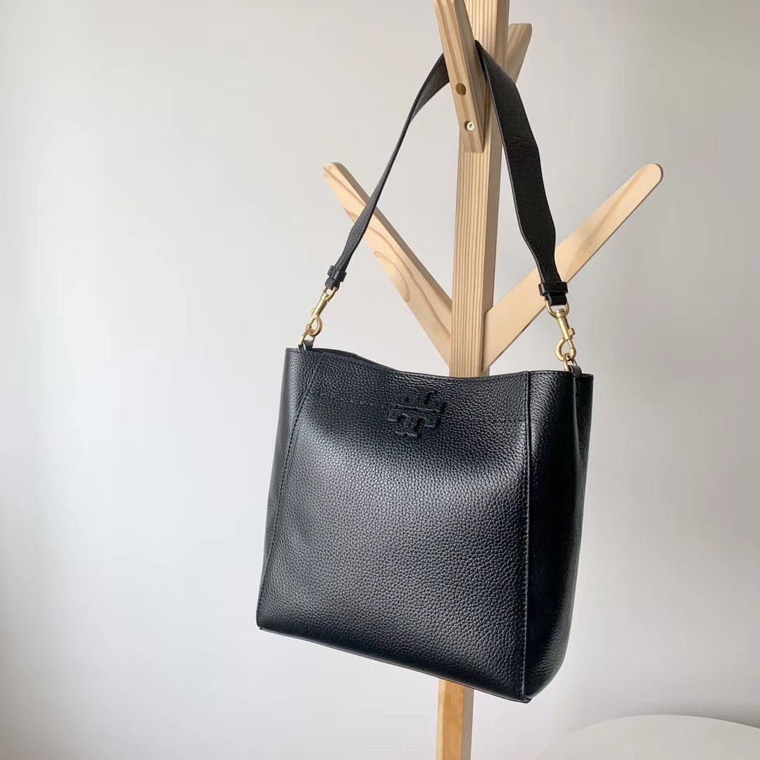 ของแท้ 💯% TORY BURCH MCGRAW MINI BUCKET BAG กระเป๋าสะพาย *วัสดุหนังวัวแท้ หนังนุ่ม หนังหอม น้ำหนักเบามากกก!! หนังลื่น นิ่มสวยมากๆ