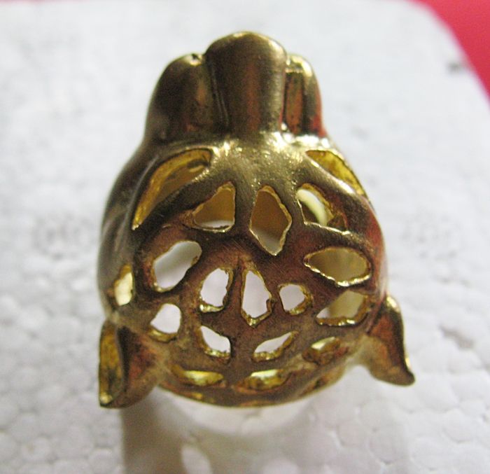 แหวนหัวเสือดาวทองเหลืองค่ะ