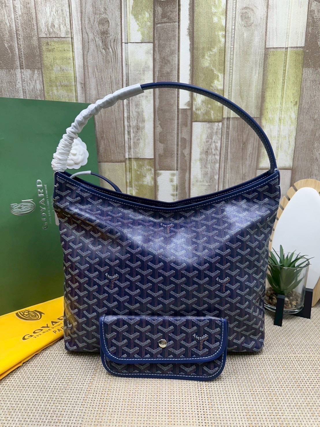 พร้อมส่ง 8 สี ORI หนังแท้ | Goyard Bohème Hobo Bag กระเป๋าสะพายทรงโฮโบ สะท้อนถึงความเบา ความยืดหยุ่น เปิดปิดแบบซิป สะดวกสบายขึ้น