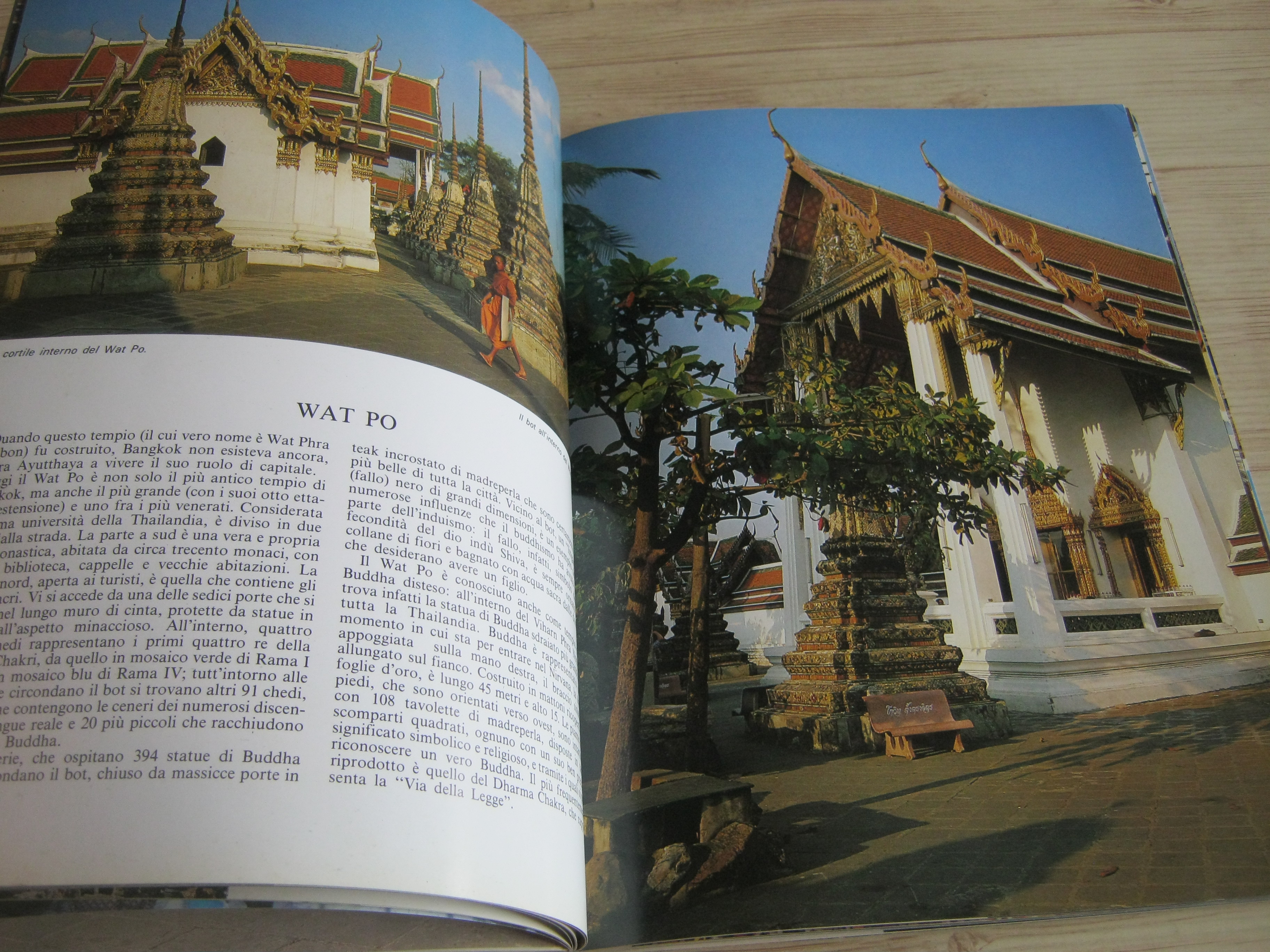 BANGKOK AYUTTHAYA PATTAYA EDIZIONE ITALIANA By Giovanna Magi (ภาพสี่สีทั้งเล่ม)