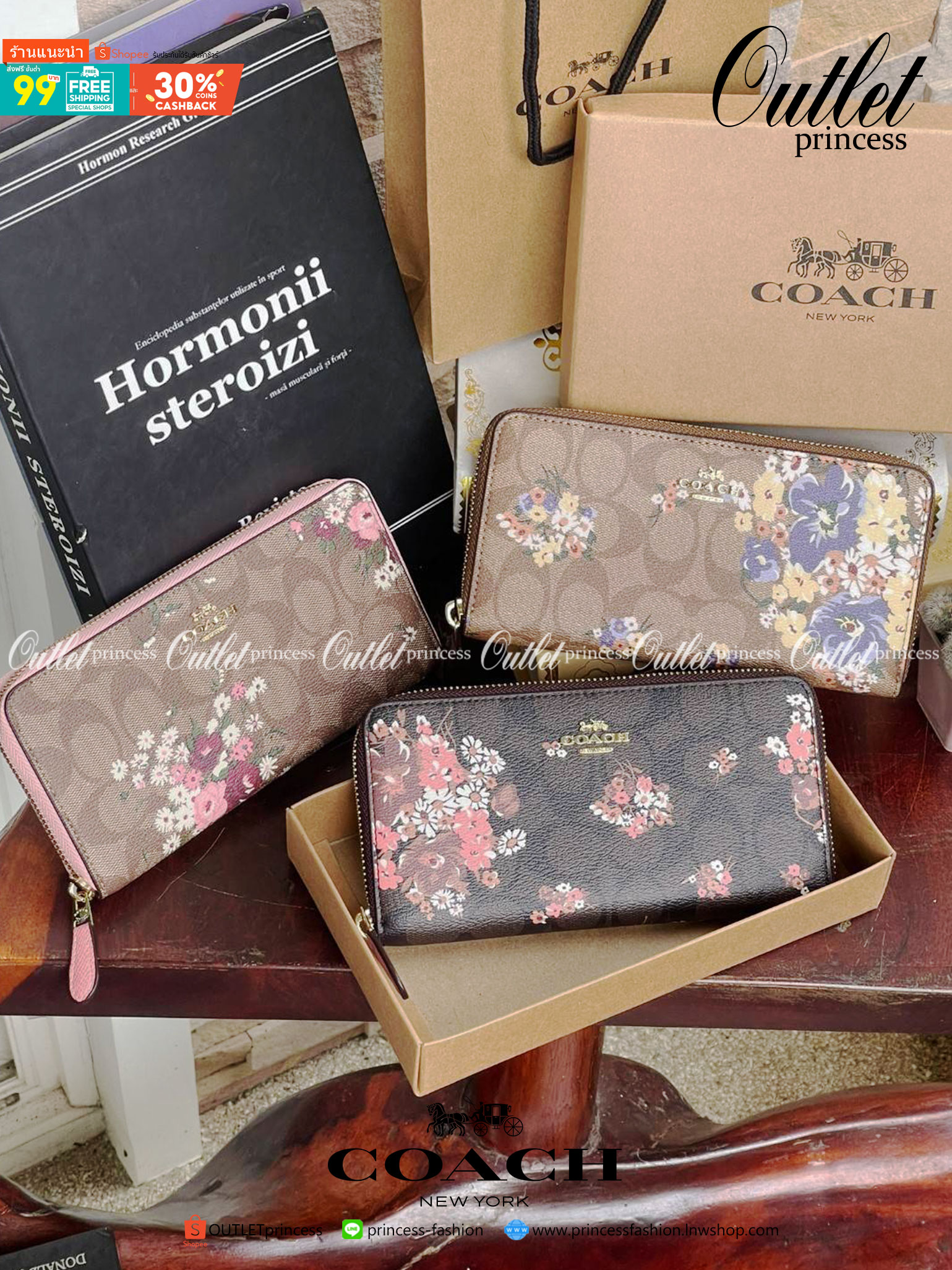 COACH ACCORDION ZIP WALLET IN SIGNATURE CANVAS กระเป๋าสตางค์ใบยาวนี้ที่เหมาะกับการใช้งานทุกรูปแบบ นอกจากเพิ่มความมั่นใจแล้ว ยังทำให้ชีวิตของเราง่ายขึ้นอีกด้วย โดยการเปิดปิดแบบซิปรอบ สามารถใส่ธนบัตร เหรียญ บัตรต่างๆได้หลายใบเลยทีเดียว ขนาดของกระเป๋าสามารถถ