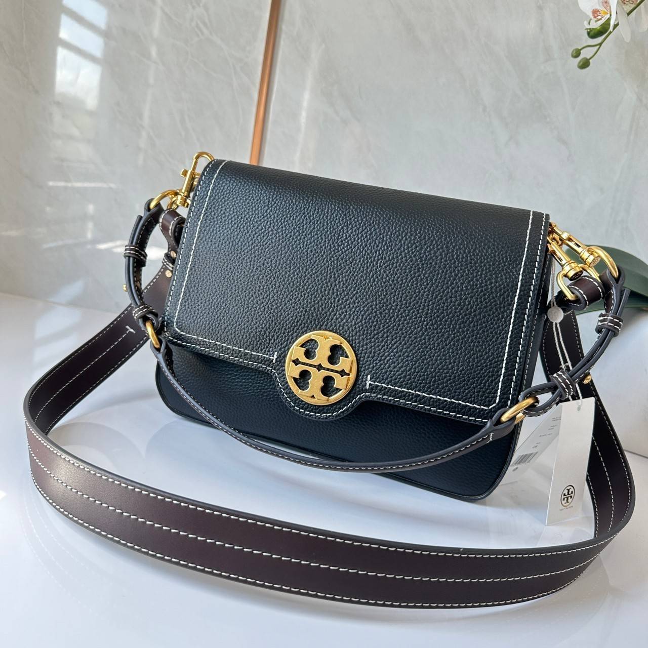 พร้อมส่ง 2 สี TORY BURCH FELIX CONVERTIBLE SHOULDER BAG กระเป๋าสะพาย เกรดท็อปออริ เกรดดีสุด สลับแท้ 1:1