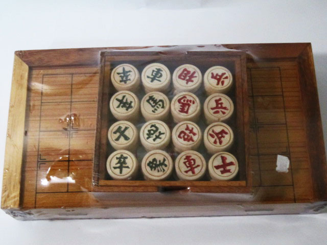 ชุดหมากรุกจีนแบบกระดานไม้(งานฝีมือ)