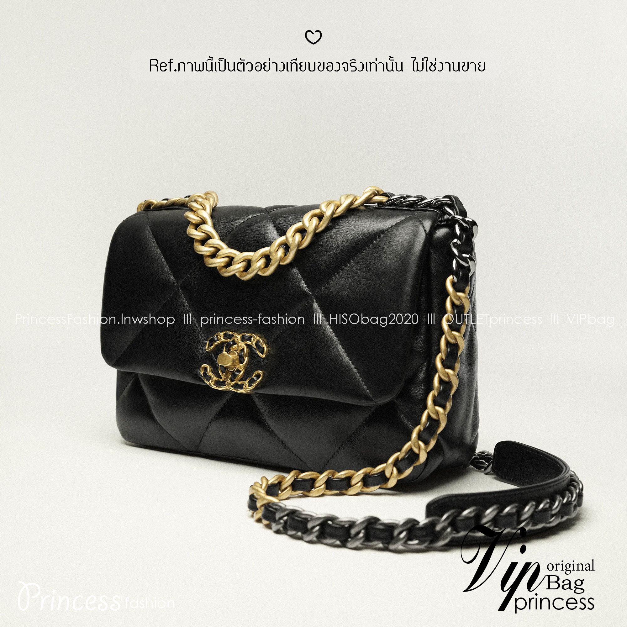 ORI หนังแท้ | CHANEL 19 Flap Bag 25cm กระเป๋าสะพายรุ่นยอดนิยม หนังนิ่มนุ่มลื่น หรูหราระดับตำนาน สวยงามเหนือกาลเวลา