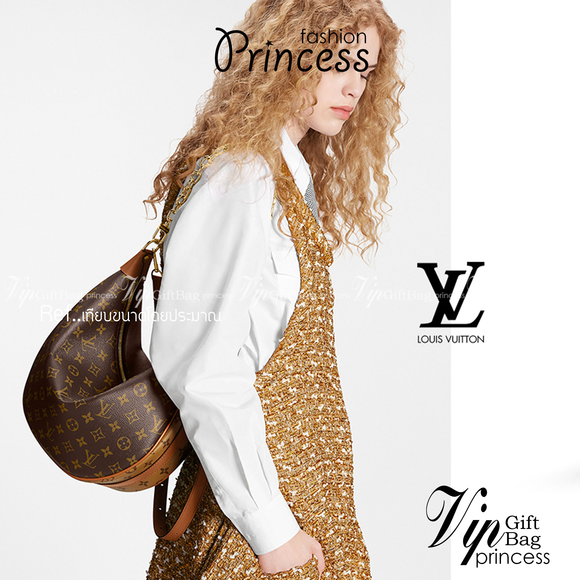 LV Loop Hobo Monogram Canvas - Handbags 11" สุดยอดเดอะเบสท์ไอเท็ม ต้องยกให้เลย กับกระเป๋าสะพายใบใหญ่ สวยหรู ดูแพงมาแต่ไกล ยังคงคลาสสิค ผู้ดี หรูหรา ขนาดกำลังพอดี ใส่โทรศัพท์ได้ทุกรุ่น วัสดุหนังแคนวาสคุณภาพ ด้านหน้ามีช่องซิปแยก สายสะพายมีมาให้ถึง 2 แบ