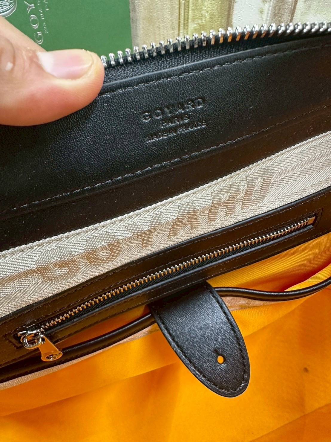 7 สี ORI หนังแท้ | GOYARD Goyardine Sac Marie Galante 35cm / Goyard Tote Bag กระเป๋าสะพายทรงโท้ท พร้อมหูจับใช้งานง่าย ภายในโล่งกว้าง หรูหราลงตัว