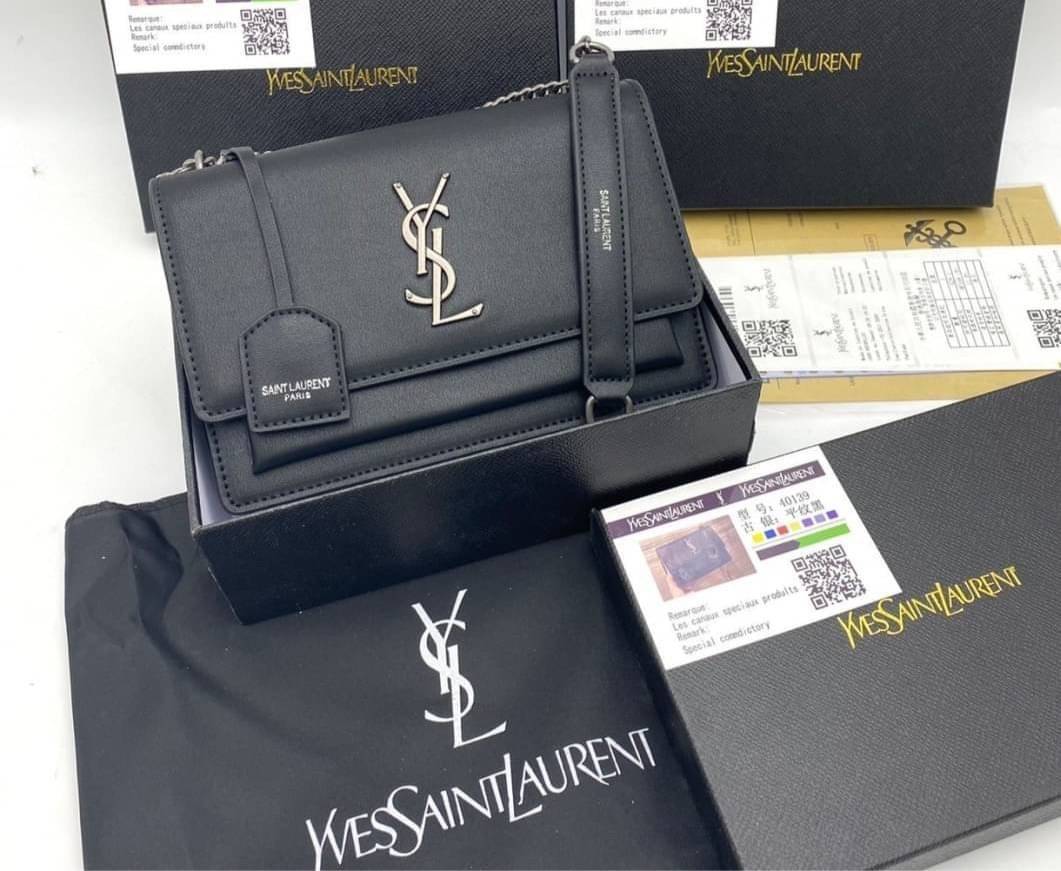 YSL SAINT LAURENT SUNSET MEDIUM IN SMOOTH LEATHER