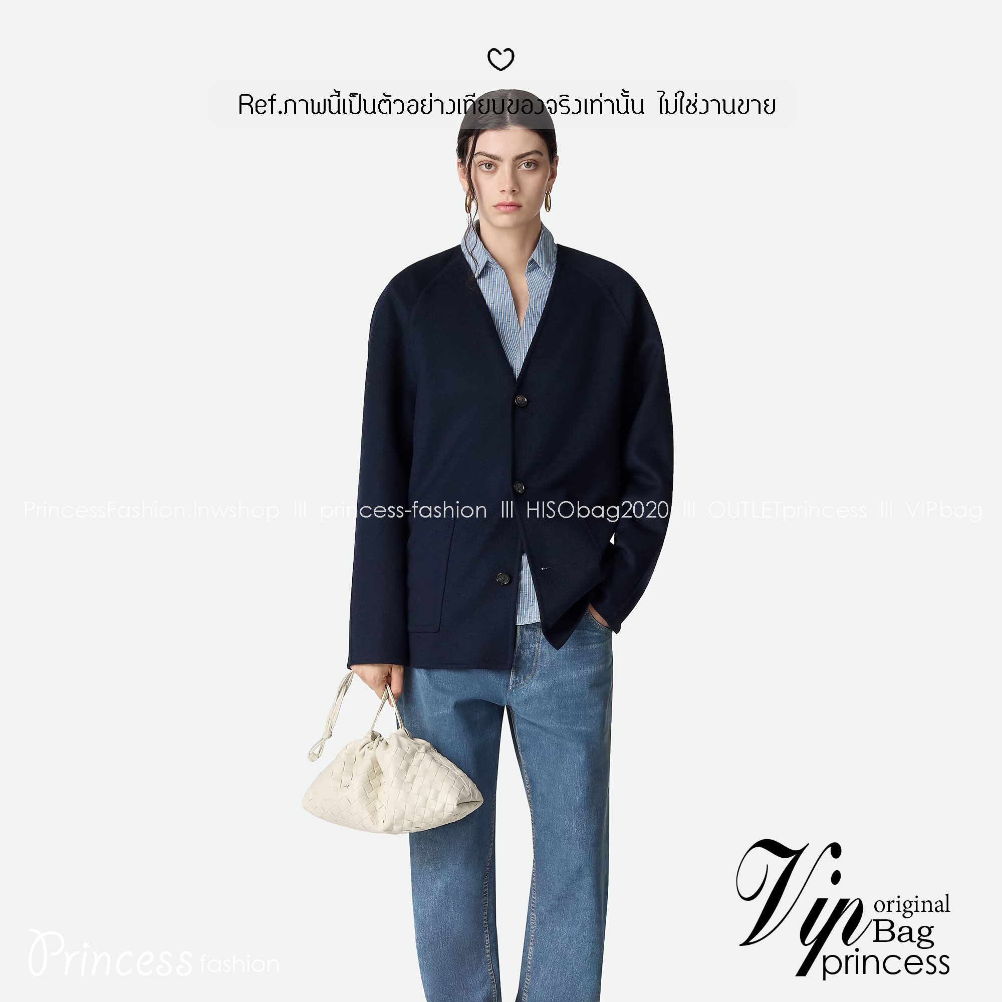 ORI หนังแท้ | Bottega Veneta Dustbag Notte Bag / Bottega Hobo Bag กระเป๋าสะพายดีไซน์สานเป็นเอกลักษณ์ เรียบง่ายไฮคลาส เชือกผูก พร้อมสายสะพายโซ่