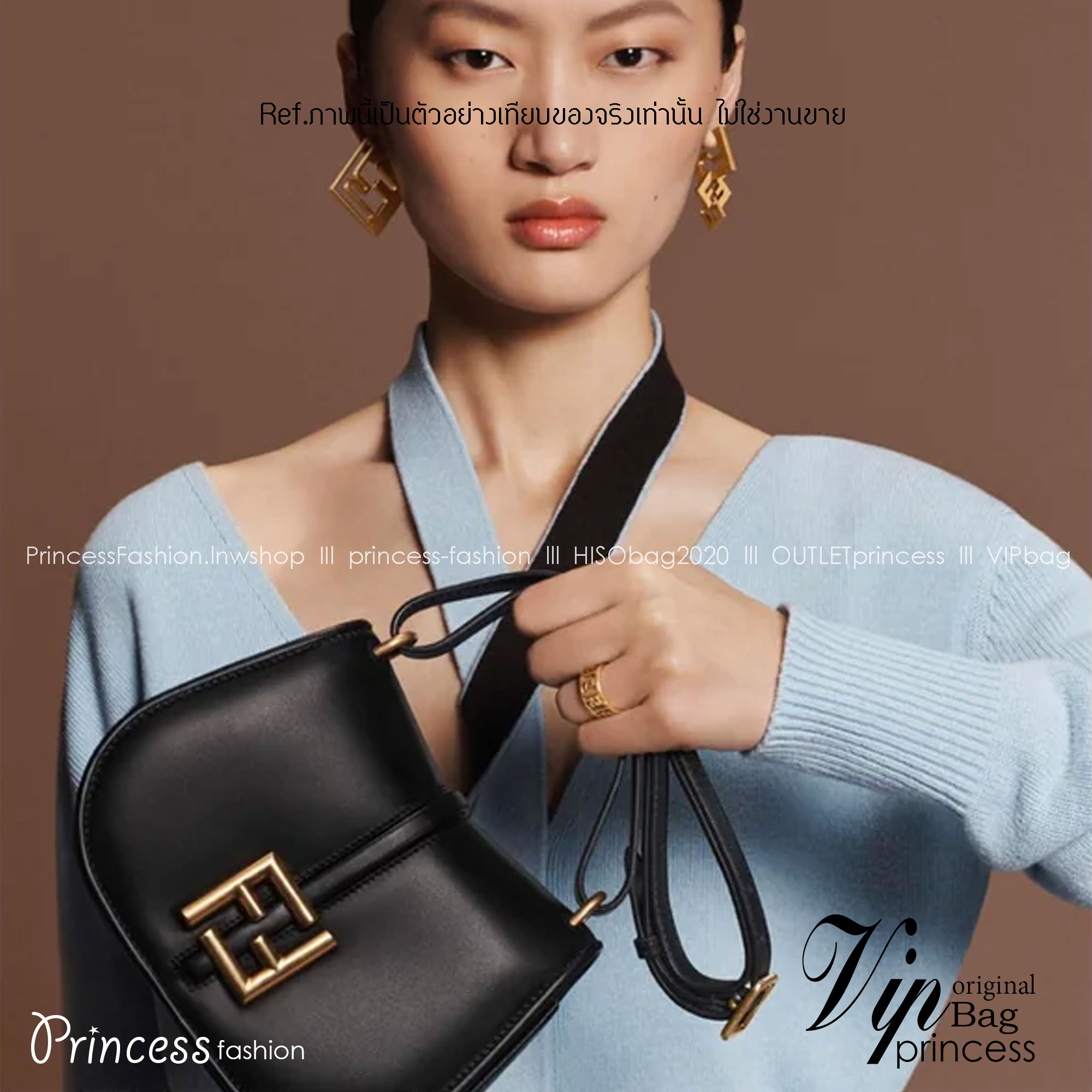 FENDI C’mon Mini leather bag เกรดออริจินอล สลับแท้ ภาพถ่ายจากงานขายจริง ใช้งานต่างประเทศได้