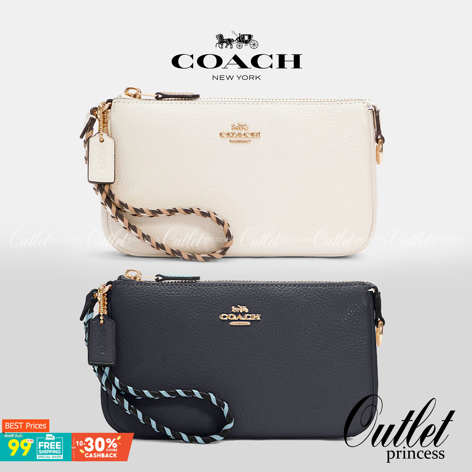 COACH C4233 NOLITA 19 WITH WHIPSTITCH คอลเลคชั่น rare item น่ารักน่าใช้ ในสไตล์คลาสสิค กระเป๋าทรงพอชขนาดมินิ ที่สามารถสะพายไหล่ และกึ่งคล้องมือใช้ได้ 2 สไตล์ ปรับสายให้มาเกี่ยวฝั่งเดียวเพื่อใช้เป็นคล้องมือ หรือปรับเกี่ยวอีกฝั่งใช้คล้องแขน คล้องไหล่ก็เก๋มา