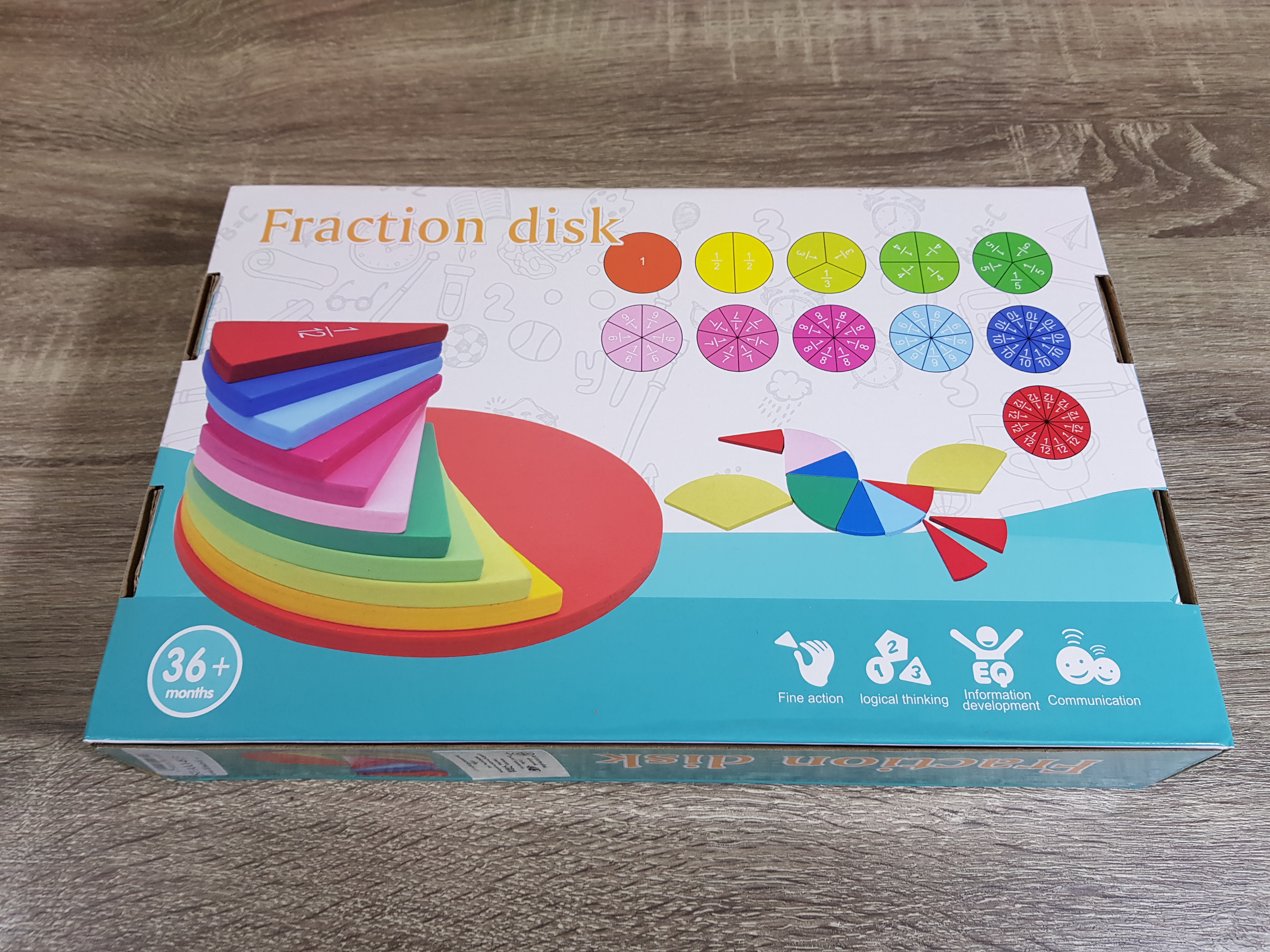 ชุดเรียนรู้เศษส่วนไม้