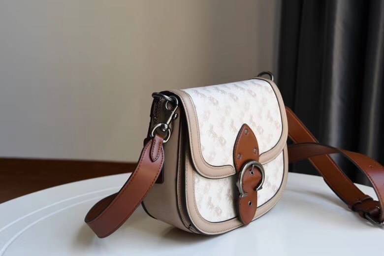 COACH 0745 Printed coated canvas and glovetanned leather