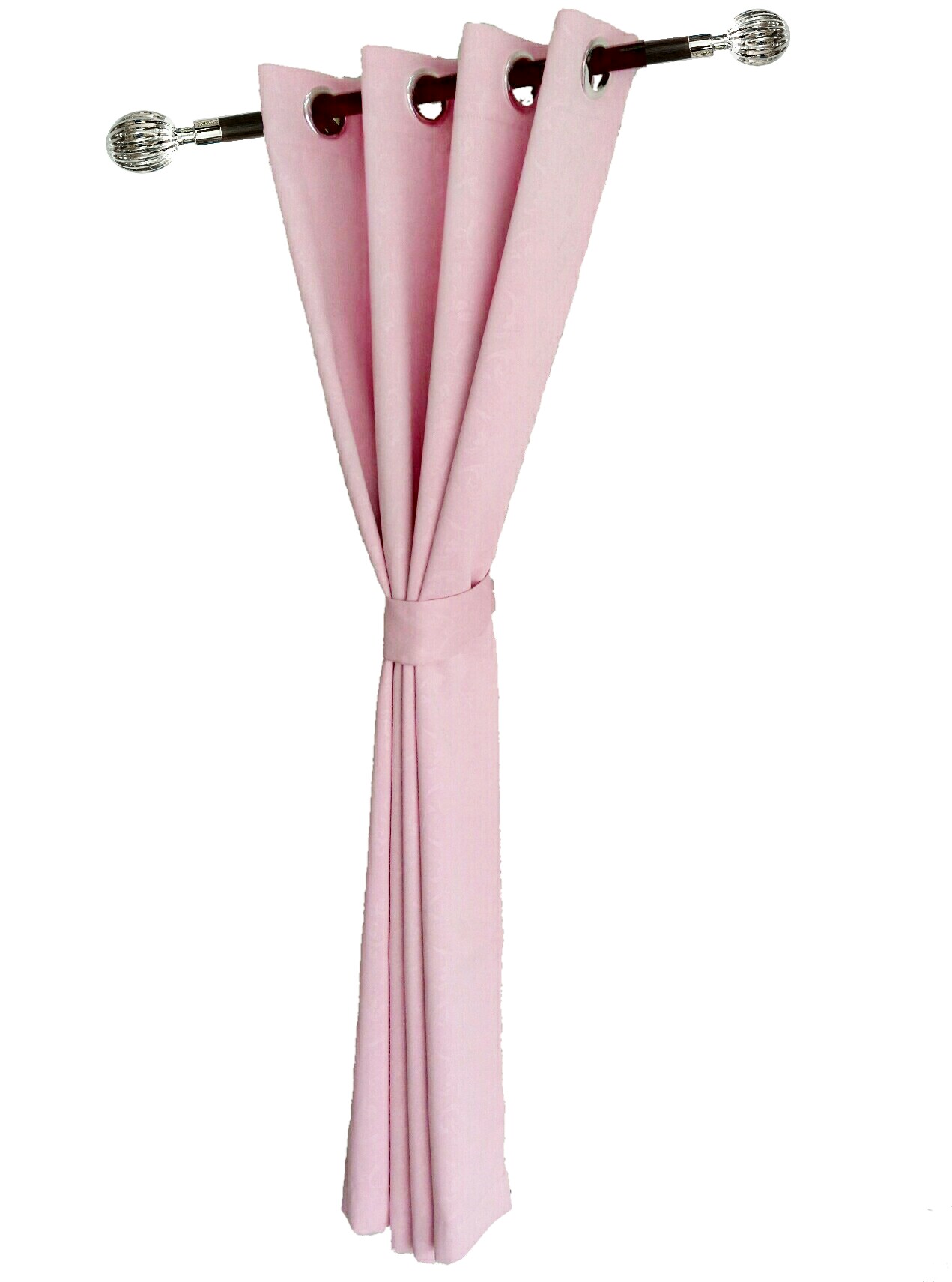 ผ้าม่านก.130*ส.180ซม./ผืน รุ่นซิลลี่ (Silly) สีชมพู no.35