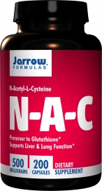ส่งฟรีลงทะเบียนมีพร้อมส่งค่ะ Jarrow Formulas N-A-C, N-Acetyl-L-Cysteine 500 mg 200 capsules