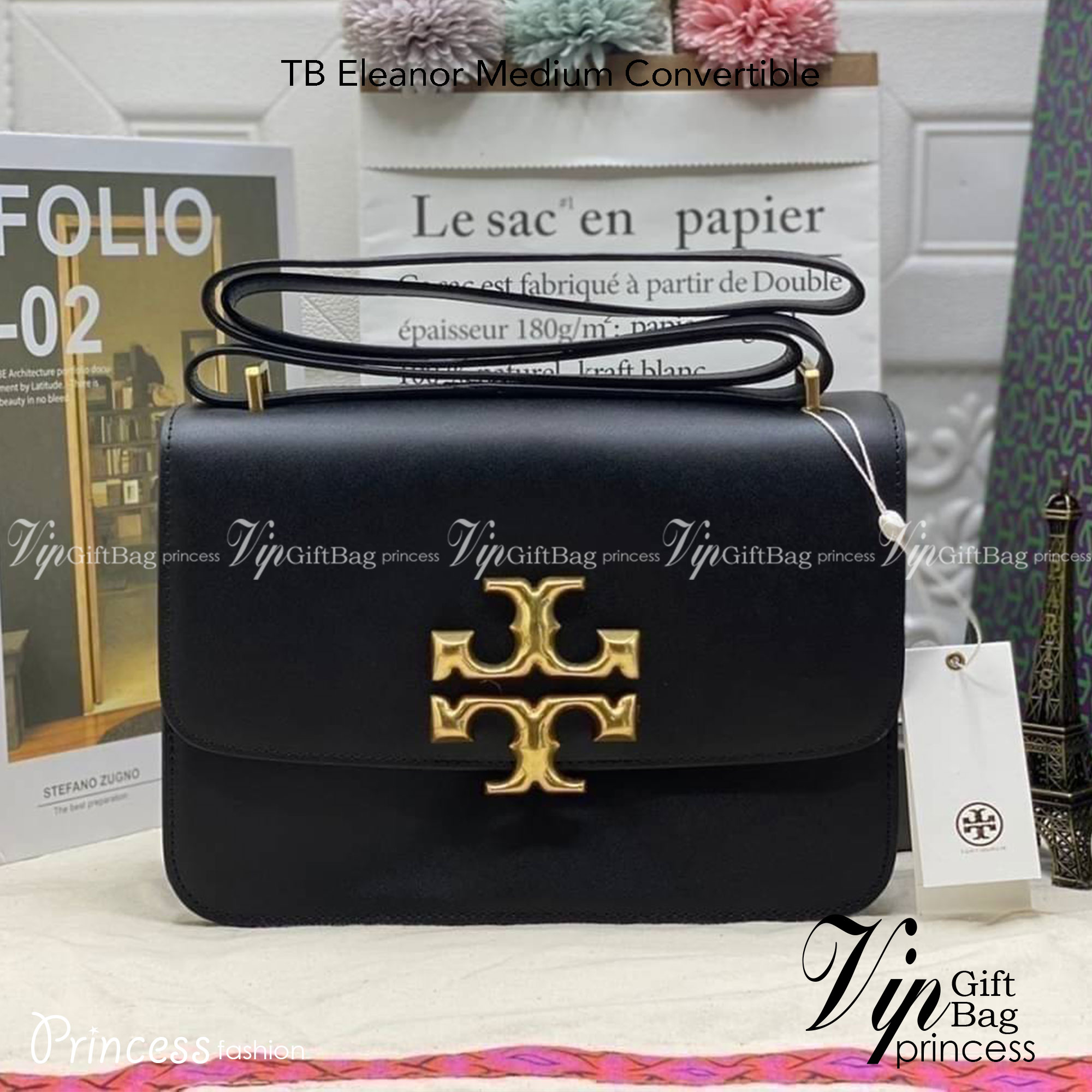 Tory Burch 75003 Eleanor Medium Convertible Shoulder Bag พร้อมส่งที่ไทย อีกรุ่นที่น่าครอบครองมากๆค่ะ กระเป๋าสะพายข้างและทบสายเป็นคล้องไหล่ได้ หนังแท้ชั้นดี ใช้ได้กับทุกๆโอกาส ห้ามพลาด ก่อนหมดนะคะ!!