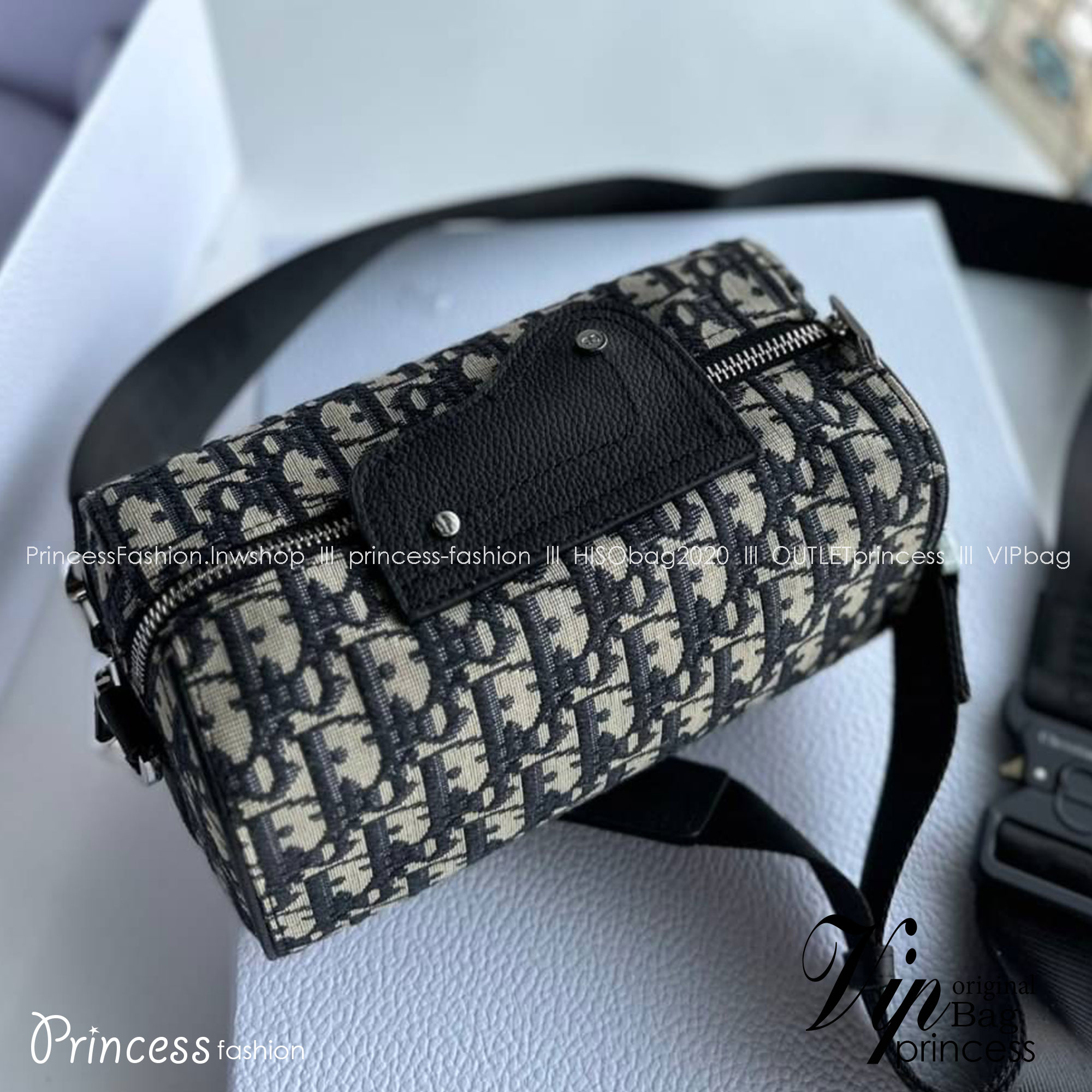 DIOR LINGOT 22 BAG / DIOR OBLIQUE SS2022 COLLECTION กระเป๋าสะพาย เกรดท็อปออริ เกรดดีสุด สลับแท้ 1:1 ใช้ต่างประเทศได้