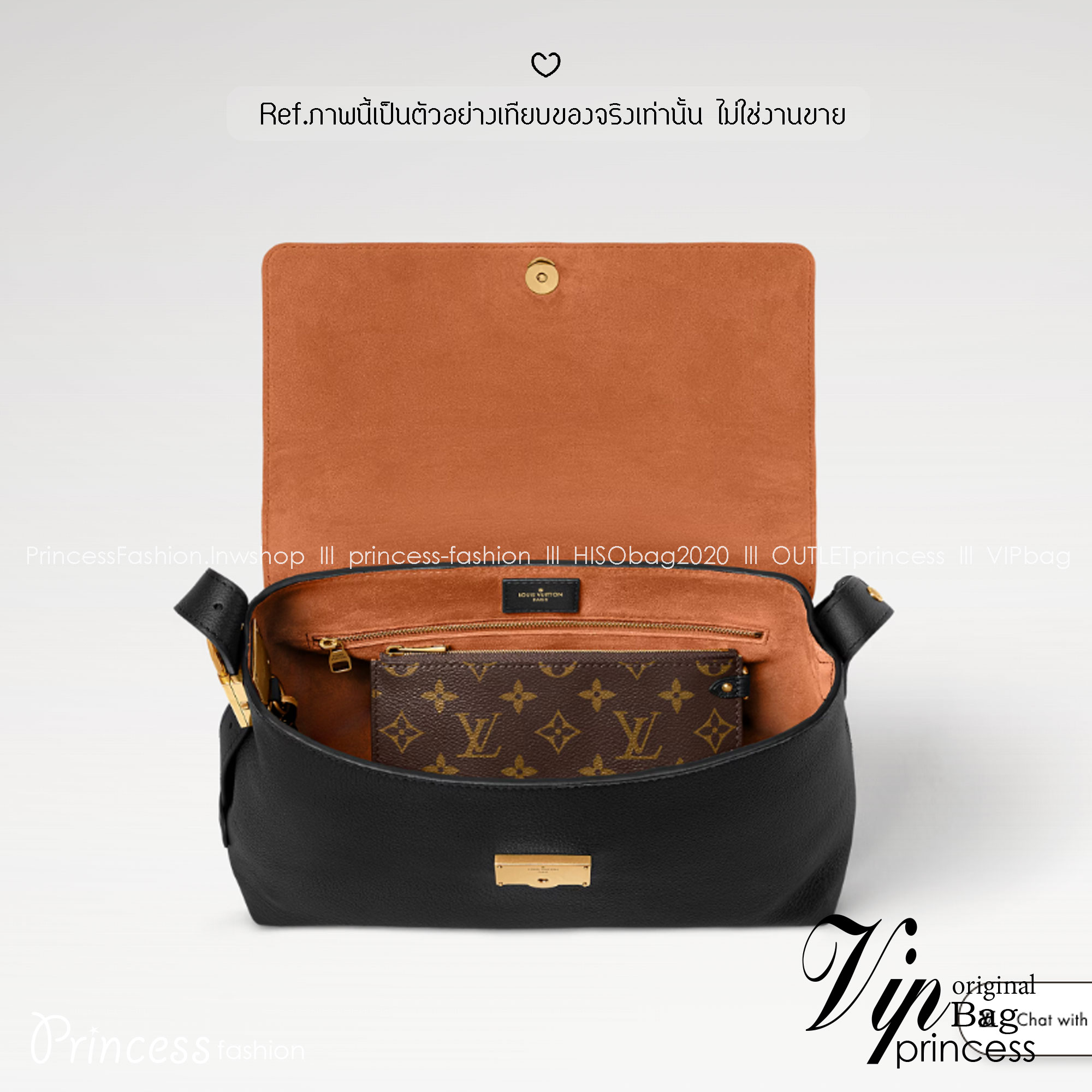 ORI หนังแท้ | LV Low Key Messenger Bag กระเป๋าสะพายทรงแมสเซ็นเจอร์ รูปทรงใหม่ สไตล์เรียบง่ายแต่หรูหรา ตกแต่งด้วยแม่กุญแจสีทองวินเทจ พร้อมใบลูกลายโมโนแกรมเพิ่มฟังชั่นการใช้งาน