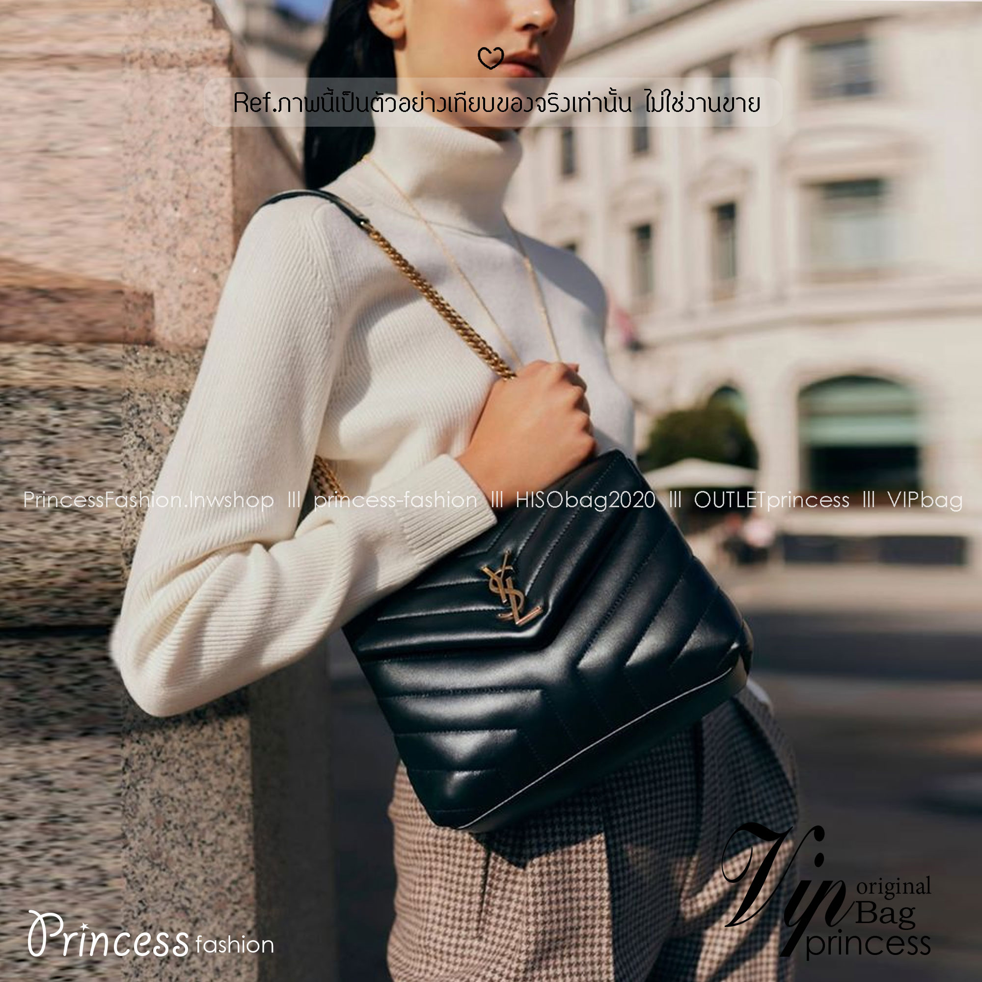 YSL LOULOU Mini Bag กระเป๋าสะพายทรงสวยสุดหรูทรงสวยคลาสสิก รุ่นขายดี ใช้ได้บ่อยไม่มีเบื่อ ดีไซน์เรียบหรู ออกแบบมาให้ใช้งานได้สะดวกด้วยกระดุมแม่เหล็ก