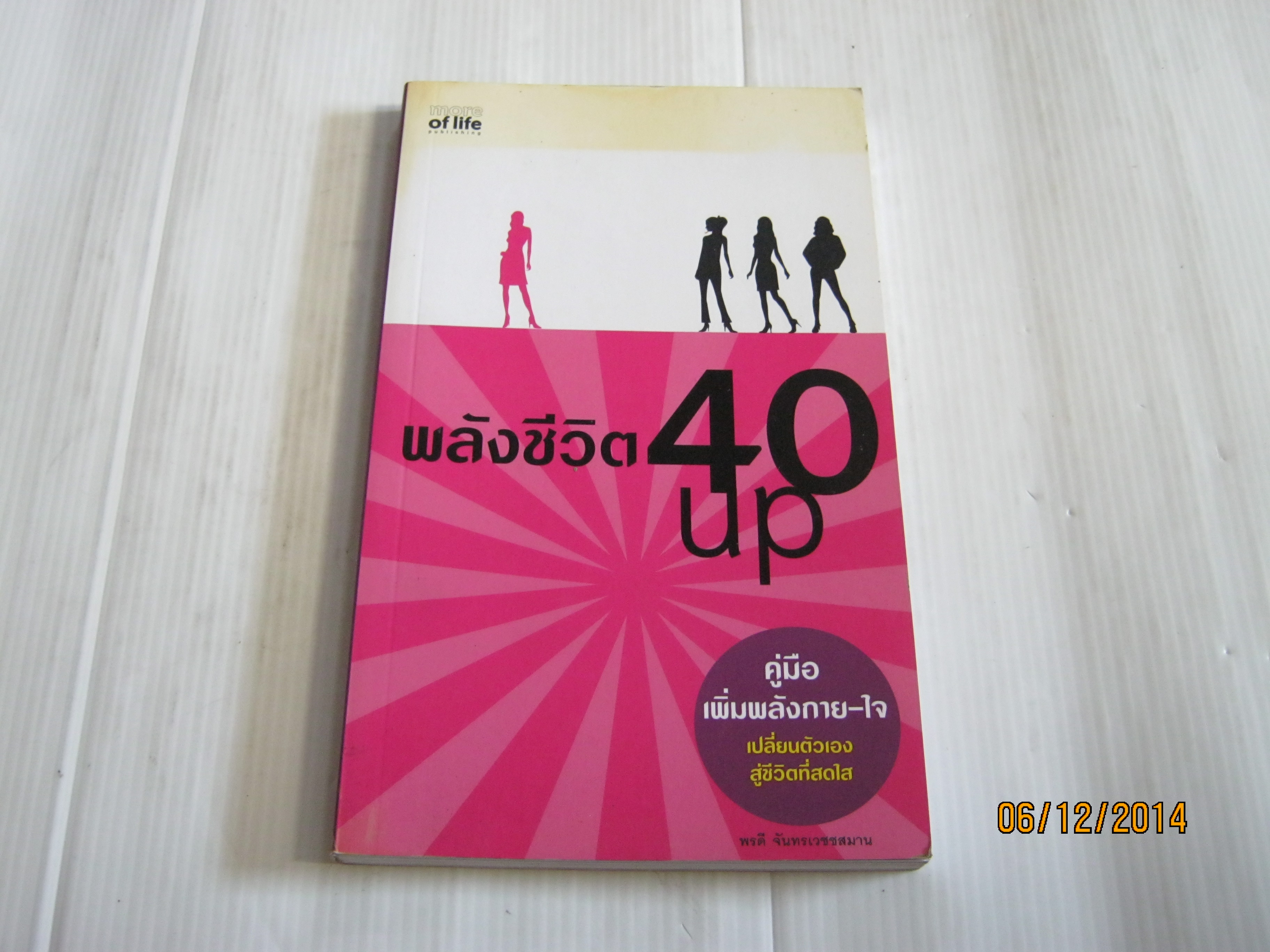พลังชีวิต 40 up พรดี จันทรเวชชสมาน เขียน***สินค้าหมด***