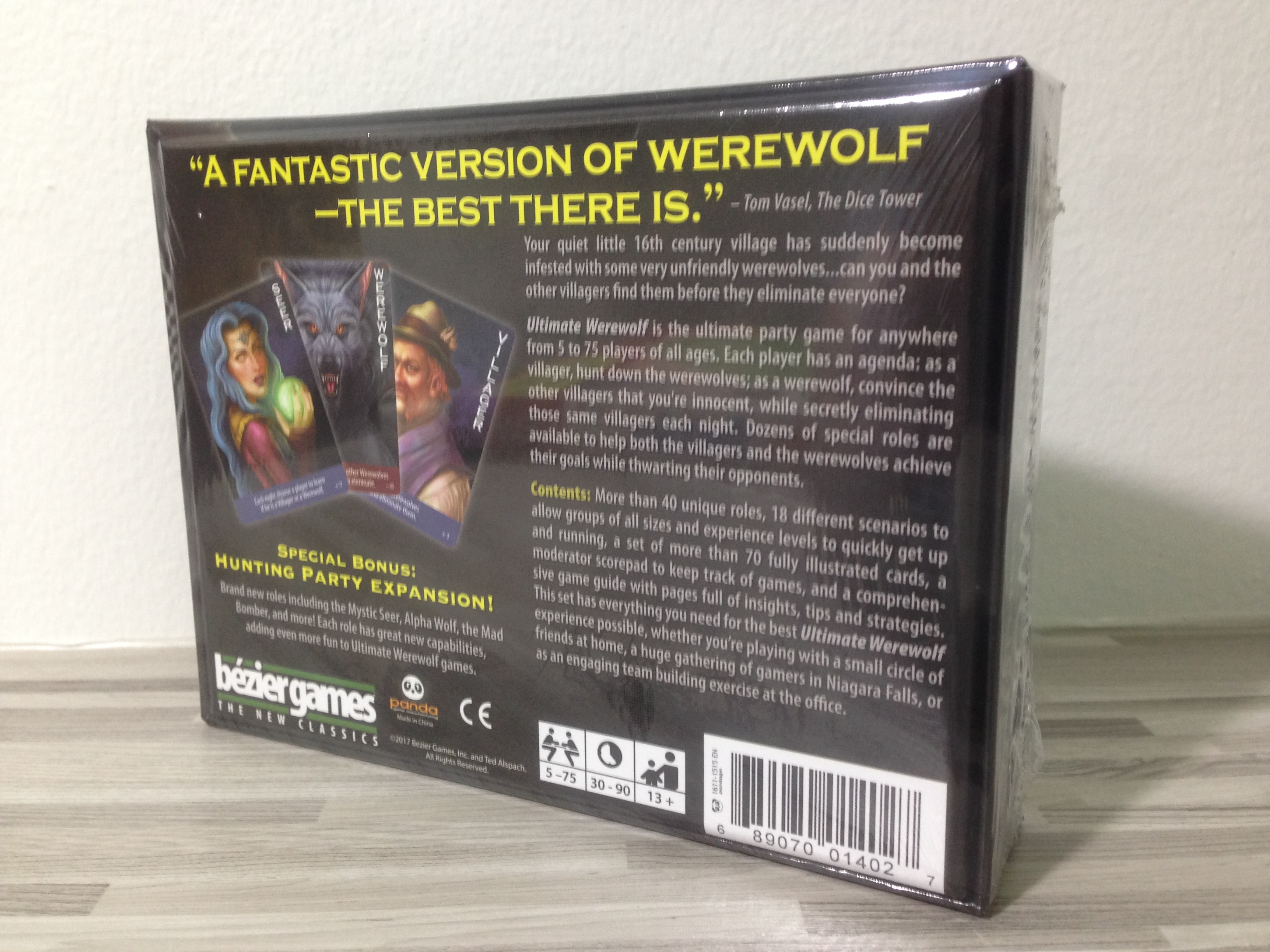 เกมการ์ดมนุษย์หมาป่า (Ultimate Werewolf Deluxe Edition)