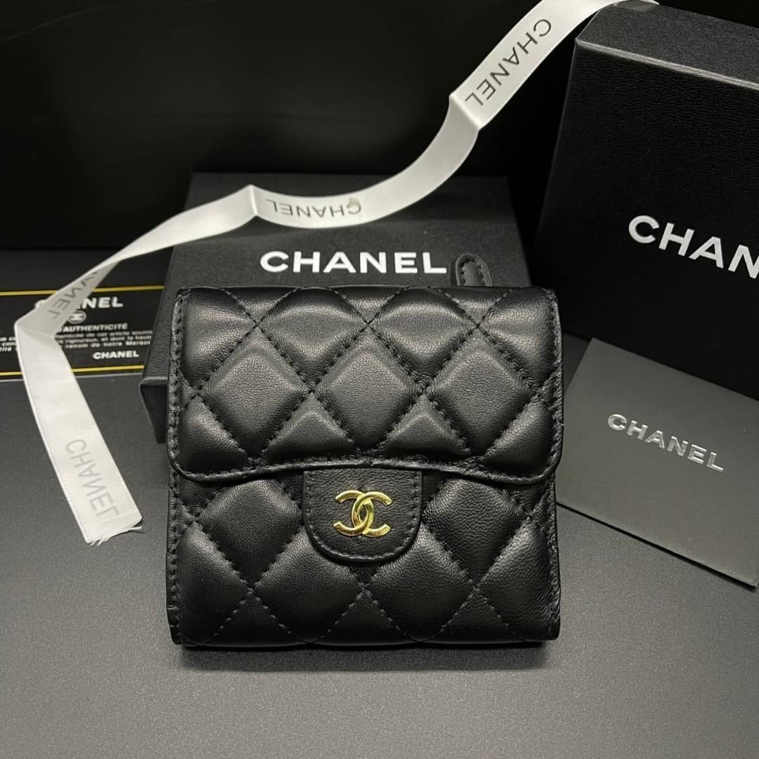 Chanel Wallet Trifold Caviar / Chanel Card Holder Zippy / Chanel Coin Zippy กระเป๋าสตางค์ชาแนลใบสั้น 3 พับ กระเป๋าใส่ธนบัตร บัตร ใส่เหรียญ ภายในตามรูป เกรดออริจินอล ภาพถ่ายจากงานขายจริง ใช้งานต่างประเทศได้