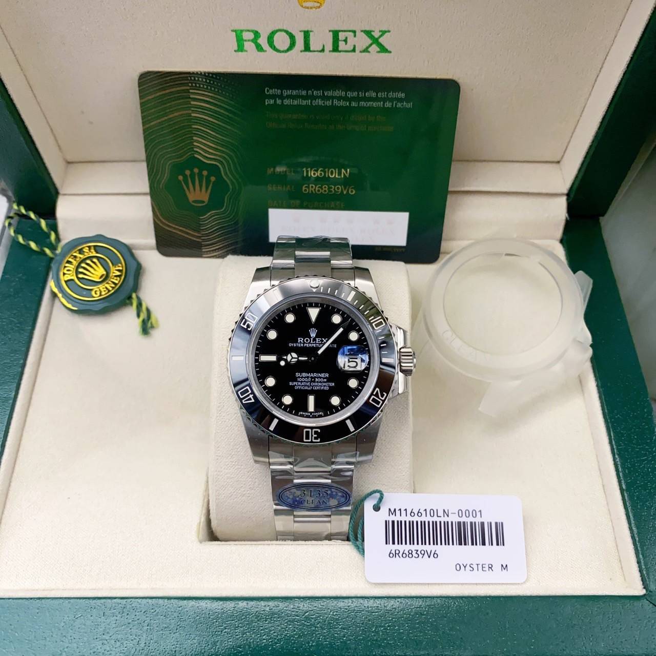 สลับแท้ เกรดเทพ นาฬิกาโรเล็กซ์ ROLEX SUBMARINER -งาน : TOP SWISS 1:1 -Isงงาu (COPY)CLEAN factory -ขนาด: 40 มม.