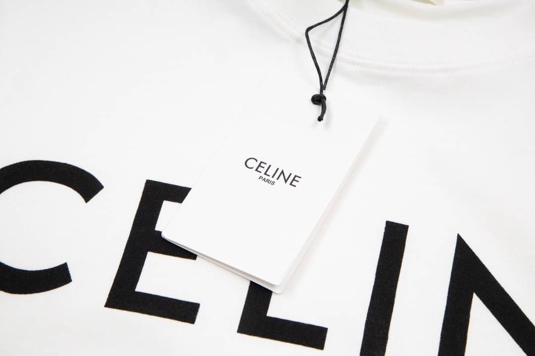 Celine T-Shirt / CL T-Shirts เสื้อยืดแบรนด์เนม เสื้อแบรนด์หรู เกรดออริจินอล สลับแท้ ภาพถ่ายจากงานจริง ใช้งานต่างประเทศได้