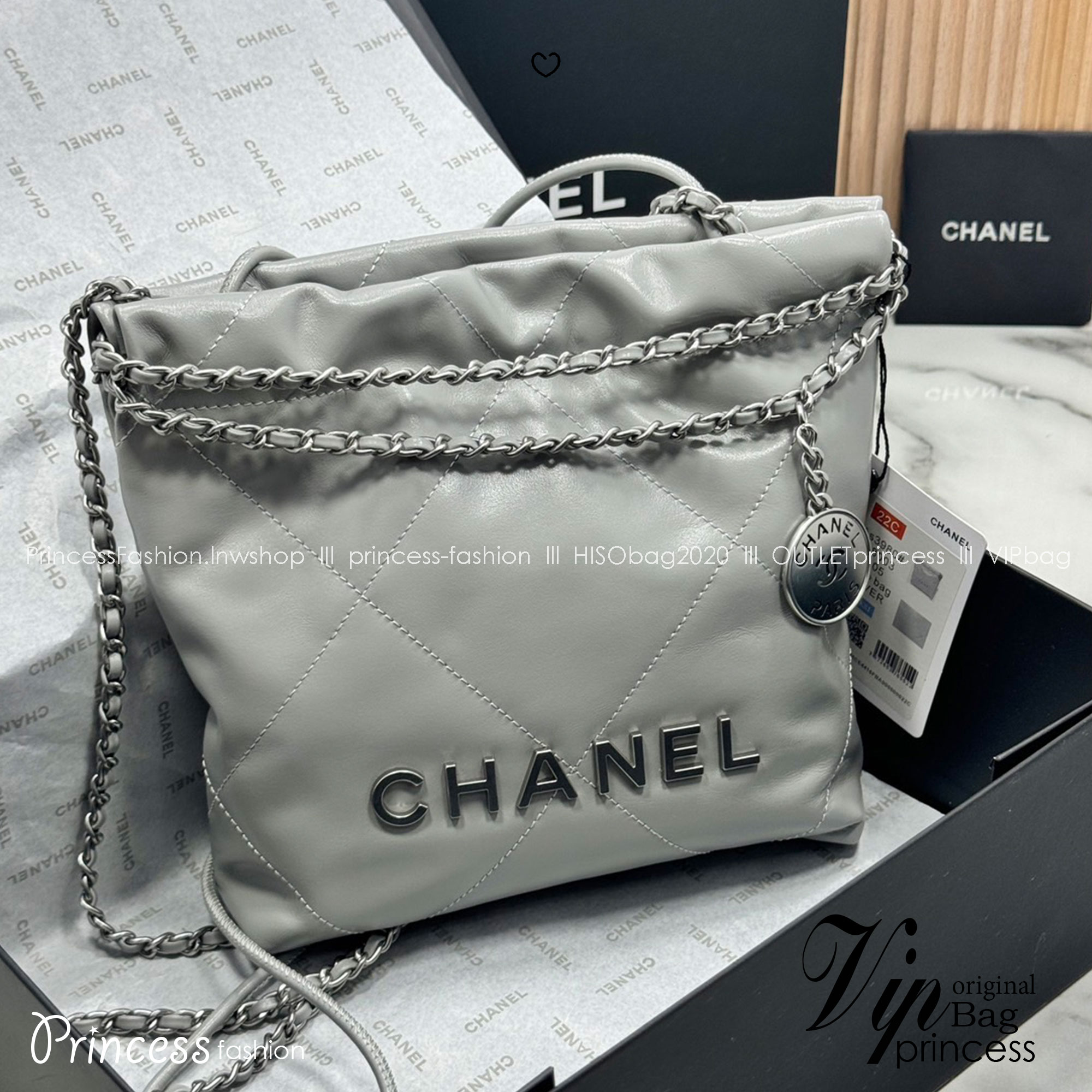 พร้อมส่ง 11 สี ORI หนังแท้ | CHANEL 22 Mini Handbag กระเป๋าสะพายสุดหรู รุ่นยอดนิยม 🤍 เกรดออริจินอล หนังแท้ ภาพถ่ายจากงานขายจริง ใช้งานต่างประเทศได้