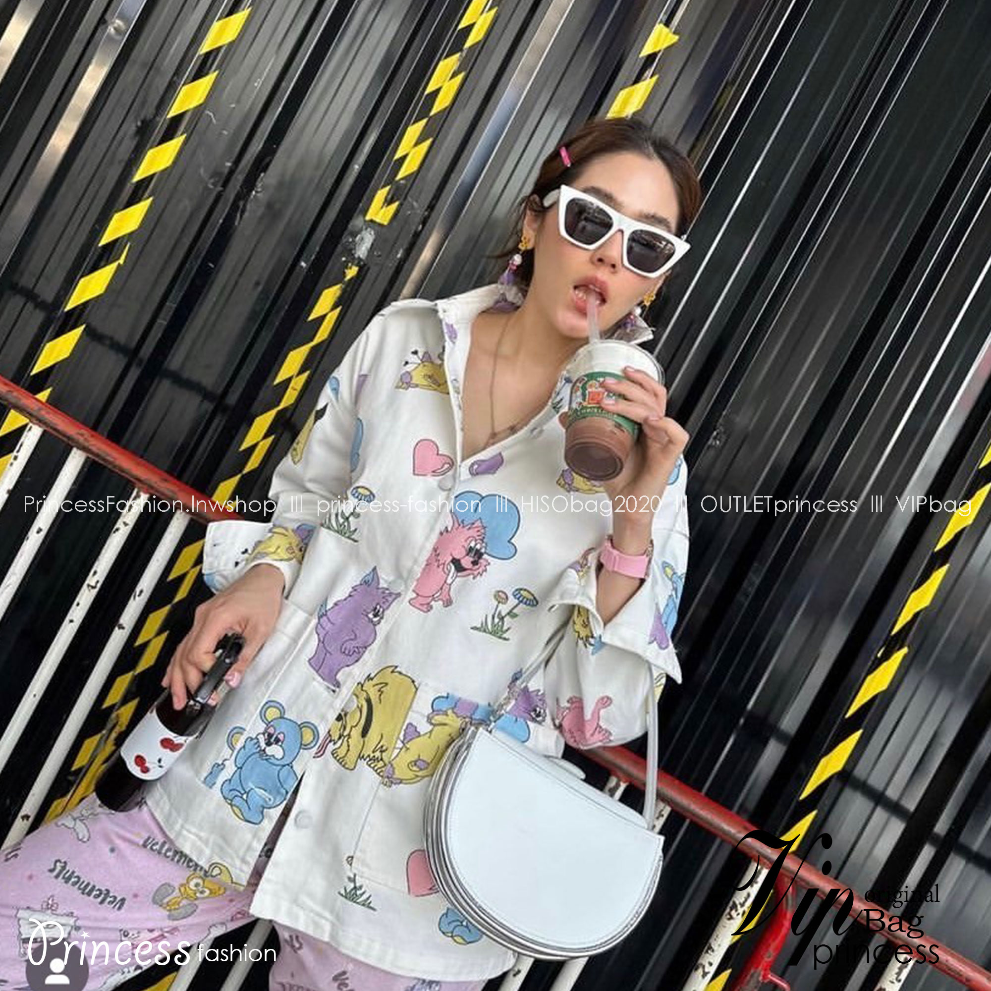 แว่นตาลิซ่า Celine Sunglass เกรดท็อปออริ 1:1 สลับแท้ เกรดดีสุด ใช้งานต่างประเทศได้ มาพร้อมกระเป๋าใส่แว่นปักลายซีลีน ภาพถ่ายจากงานขายจริง