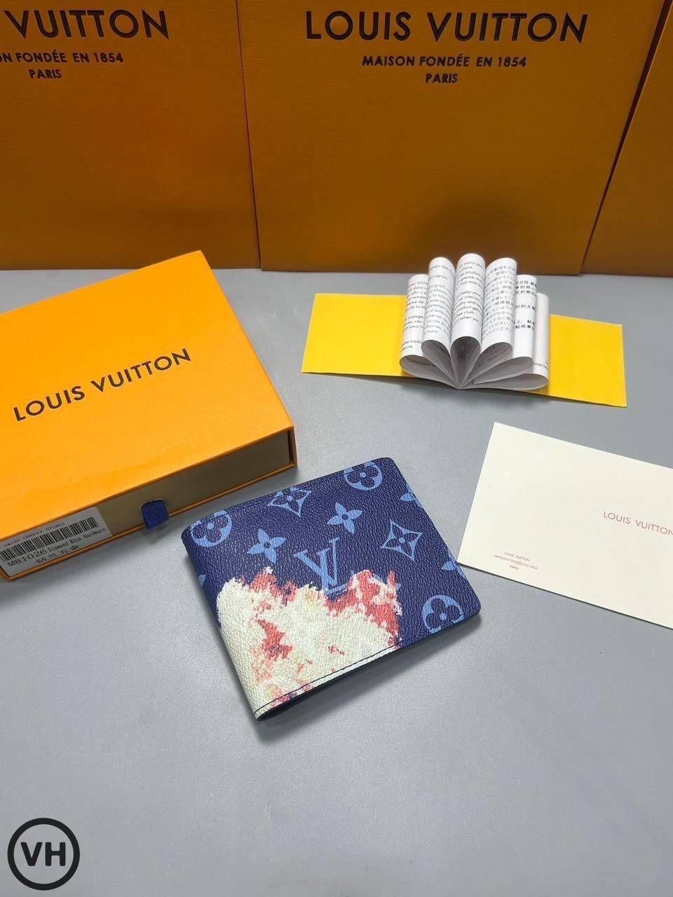 ORI หนังแท้ | LV Multiple Wallet / LV Short Wallet / LV Damier Graphite Wallet กระเป๋าสตางค์ใบสั้น กระเป๋าสตางค์ผู้ชาย