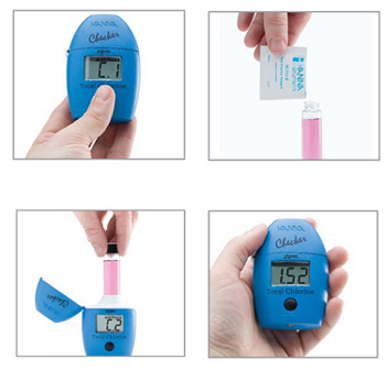 เครื่องวัดคลอรีน Hanna รุ่น HI701 วัดได้ทั้ง Free และ Total Chlorine ฟรี! reagent 1 กล่อง 25 ซอง