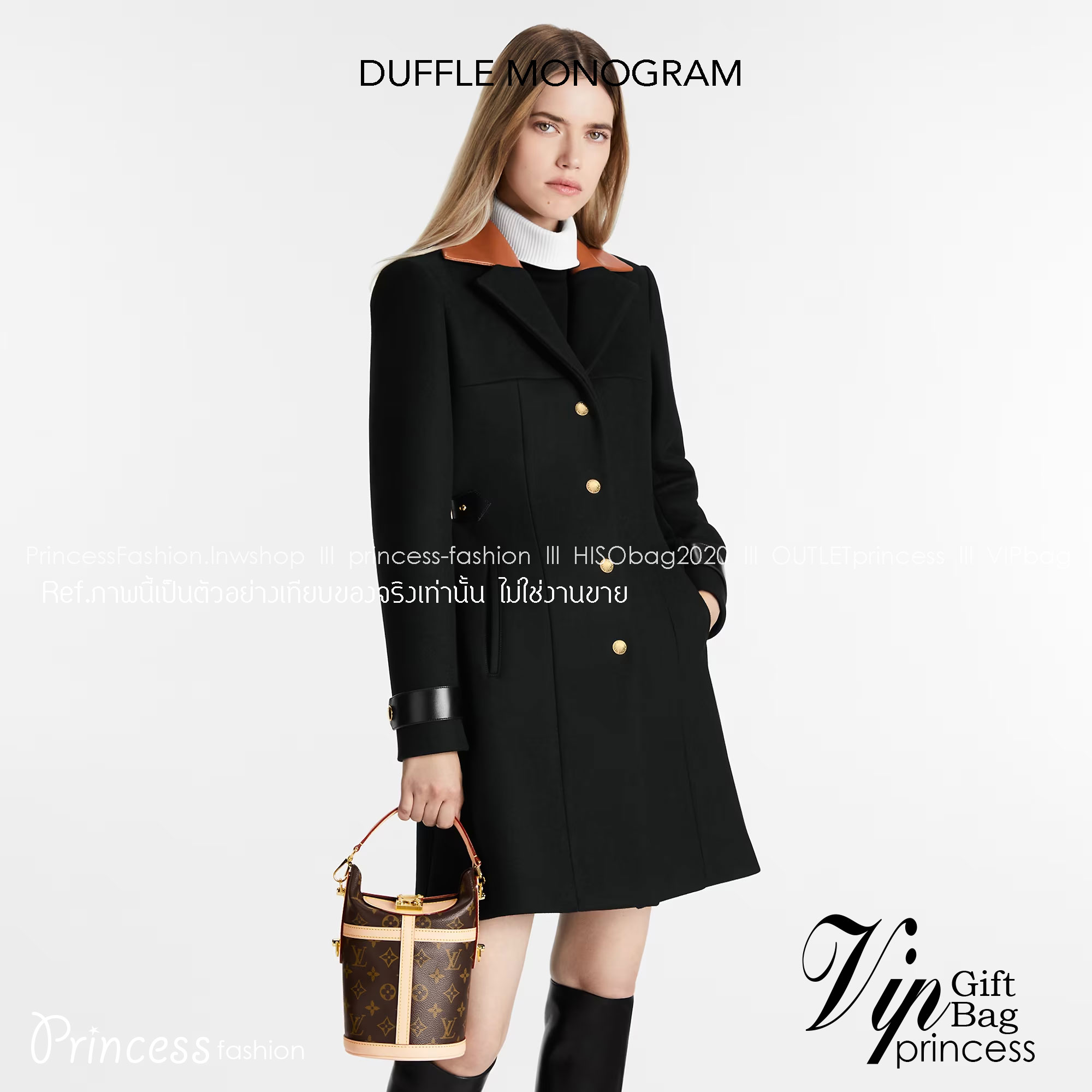 LV DUFFLE MONOGRAM / LV BUCKET BAG กระเป๋าถือทรงบัคเก็ตสุดหรู งานเกรดสวยคุ้มเกินราคา พร้อมสายยาว หรูหรา ขนาดกำลังดี ถือก็สวย สะพายก็เริส