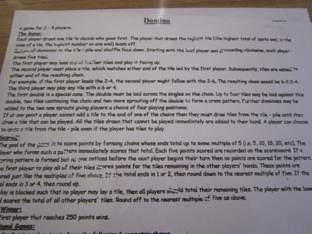 โดมิโน่ไม้ 6 แต้ม 28 ชิ้น