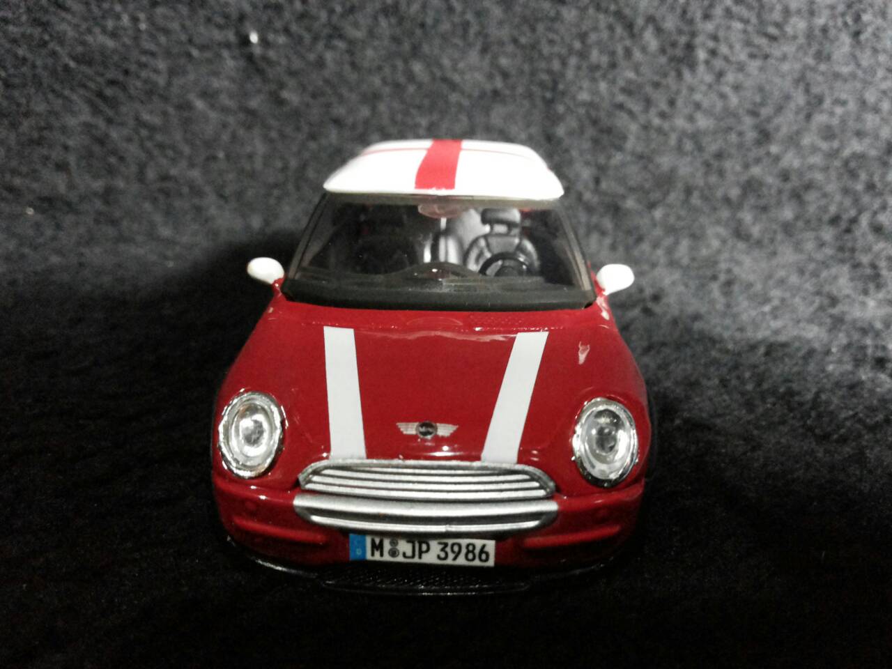 รถเหล็ก Bburago Street Fire Mini Cooper Diecast Car Model 1/43 (RED)