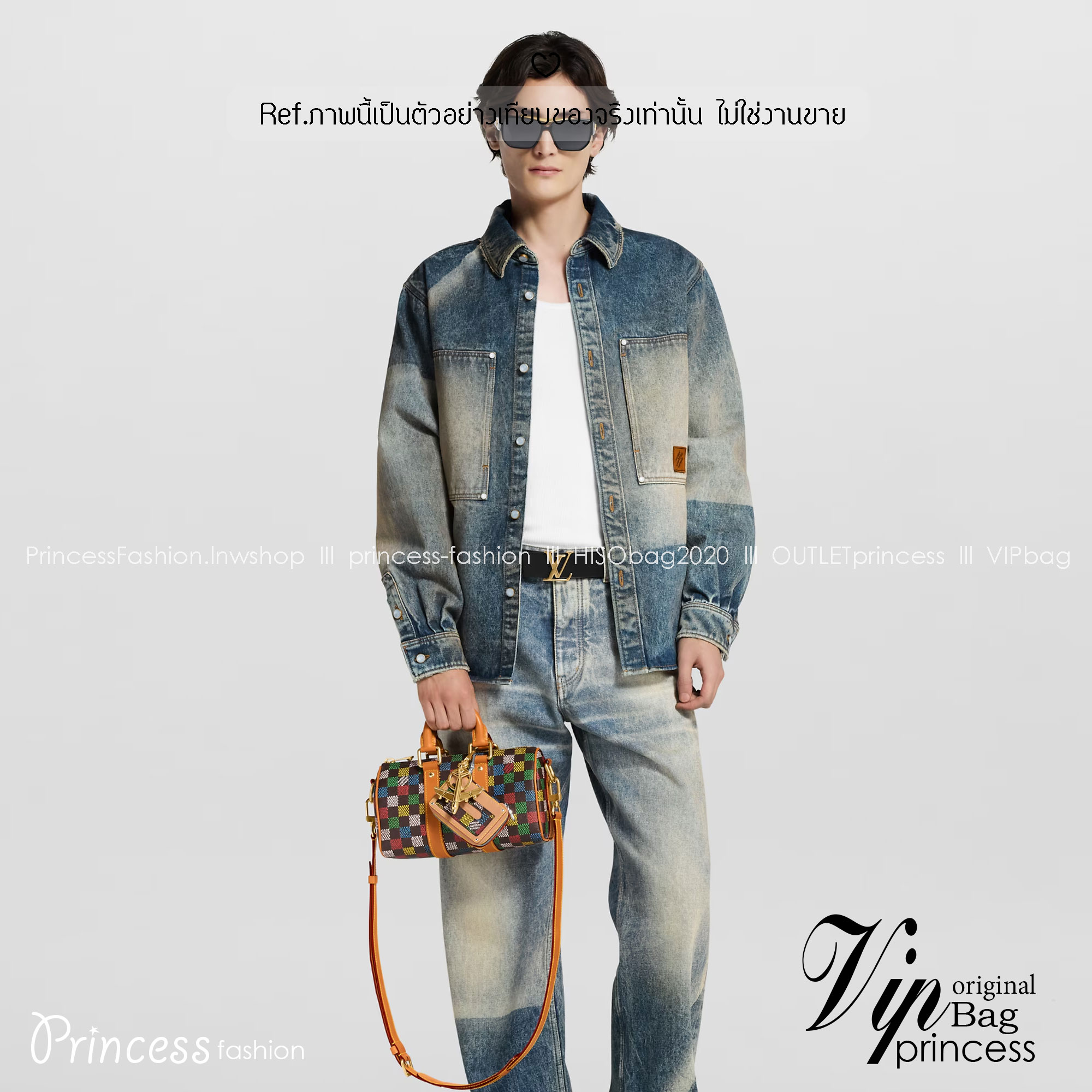 ORI หนังแท้ | LV Keepall Bandoulière 25 Bag กระเป๋าทรงหมอนซิตี้ ดีไซน์ใหม่จาก LV Vers Damier Ebene โดดเด่นที่ลายช่องสี่เหลี่ยมดุจระบายสีด้วยมือพิมพ์ลงบนลายตารางหมากรุก แต่งดีเทลหรูหราผสานอดีตเข้ากับปัจจุบันได้อย่างมีสไตล์