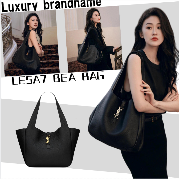 YSL Le 5 À 7 Bea Leather Tote Bag กระเป๋าทรงโท้ทงานหนังเต็มใบ สวยเด่นเป็นเอกลักษณ์มาก ดีไซน์เรียบแต่มากมีอยู่จริง สวยดูแพง ที่ไม่มีตอนนี้คือพลาด