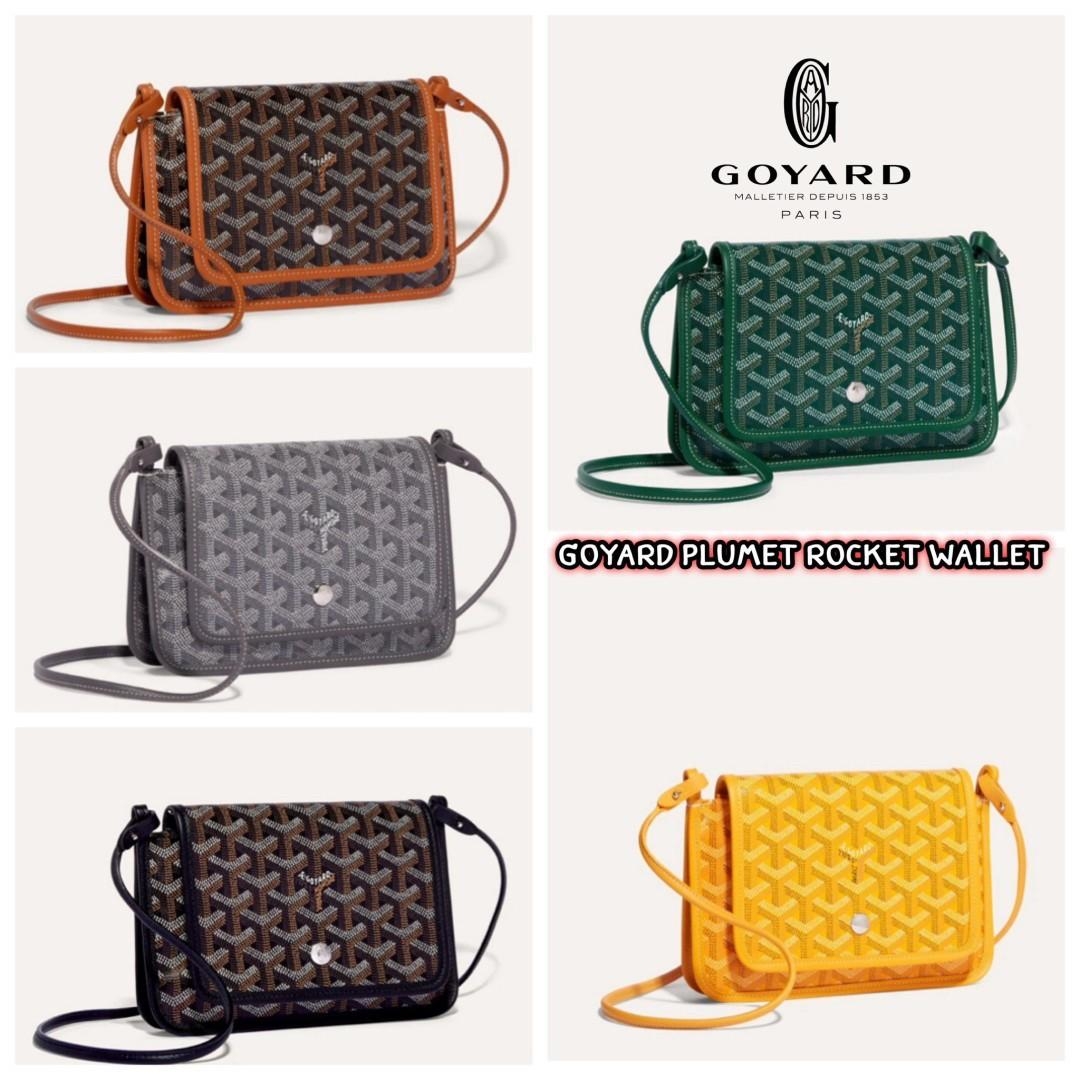 Goyard Plumet Rocket Wallet กระเป๋าสะพายใบเล็กกะทัดรัด ดีไซน์กระเป๋าสตางค์ มีช่องเพียงพอสำหรับใส่ธนบัตร เงินสด เอกสารต่าง ๆ