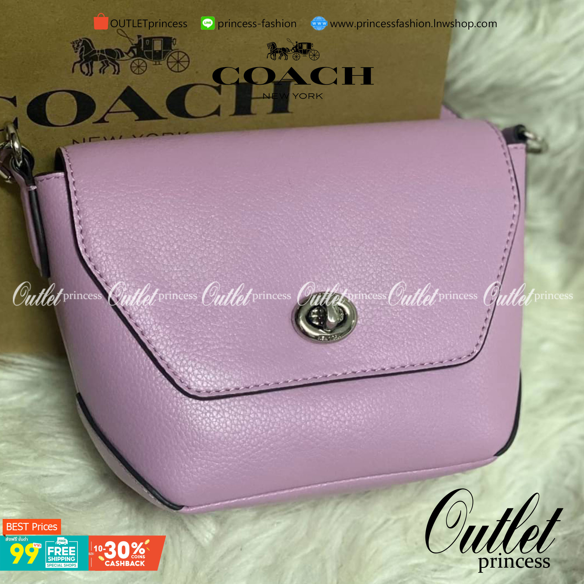 คอลเลคชั่นใหม่ ทั้งสวยทั้งคุณภาพค่ะ😘 COACH KARLEE CROSSBODY BAG 💐พร้อมส่ง ได้ไปไม่ผิดหวังแน่นอนค่ะ! สวยๆแบบคนดังระดับโลกกันค่าา กระเป๋าสะพายแบบครอสบอดี้ร์ หนังแท้นิ่มสวยงามมากๆค่ะ รูปทรงน่ารักกระทัดรัด เปิดปิดกระเป๋าแบบหมุนล็อค ภายในสามารถ