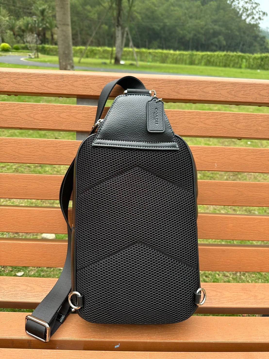 พร้อมส่ง 4 สี COACH Ethan Pack In Signature Canvas / COACH GRAHAM PACK กระเป๋าคาดอก 🧡 เกรดท็อปออริจินอล 1:1 สลับแท้ เกรดดีสุด ใช้งานต่างประเทศได้